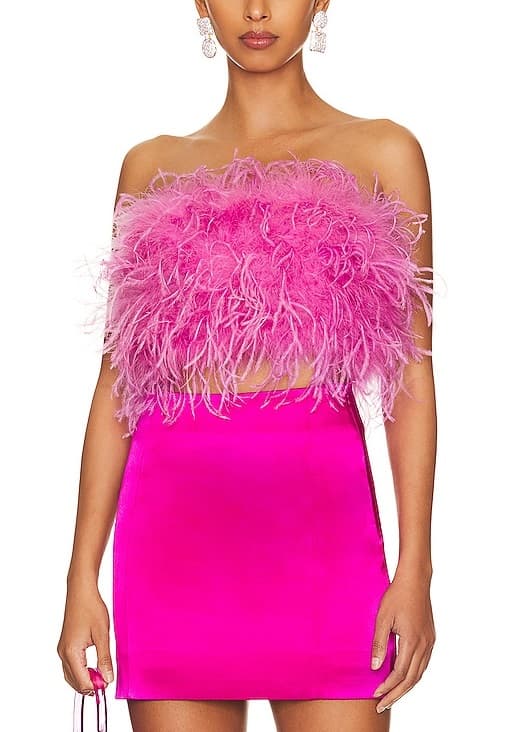 Zaina Top In Bubble Gum Pink - Image 1