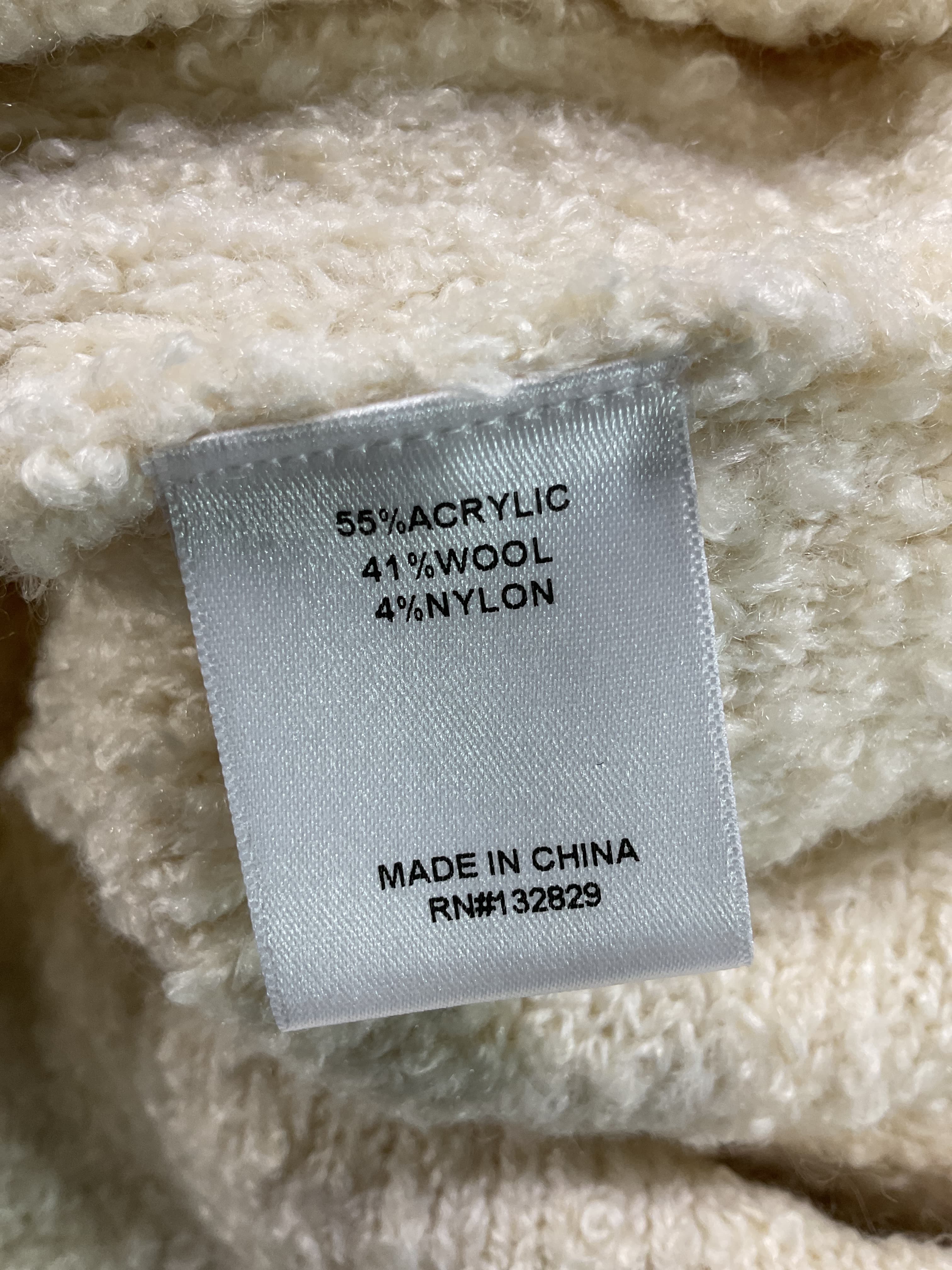 Maeko Boucle Dress In Ivory - Image 2