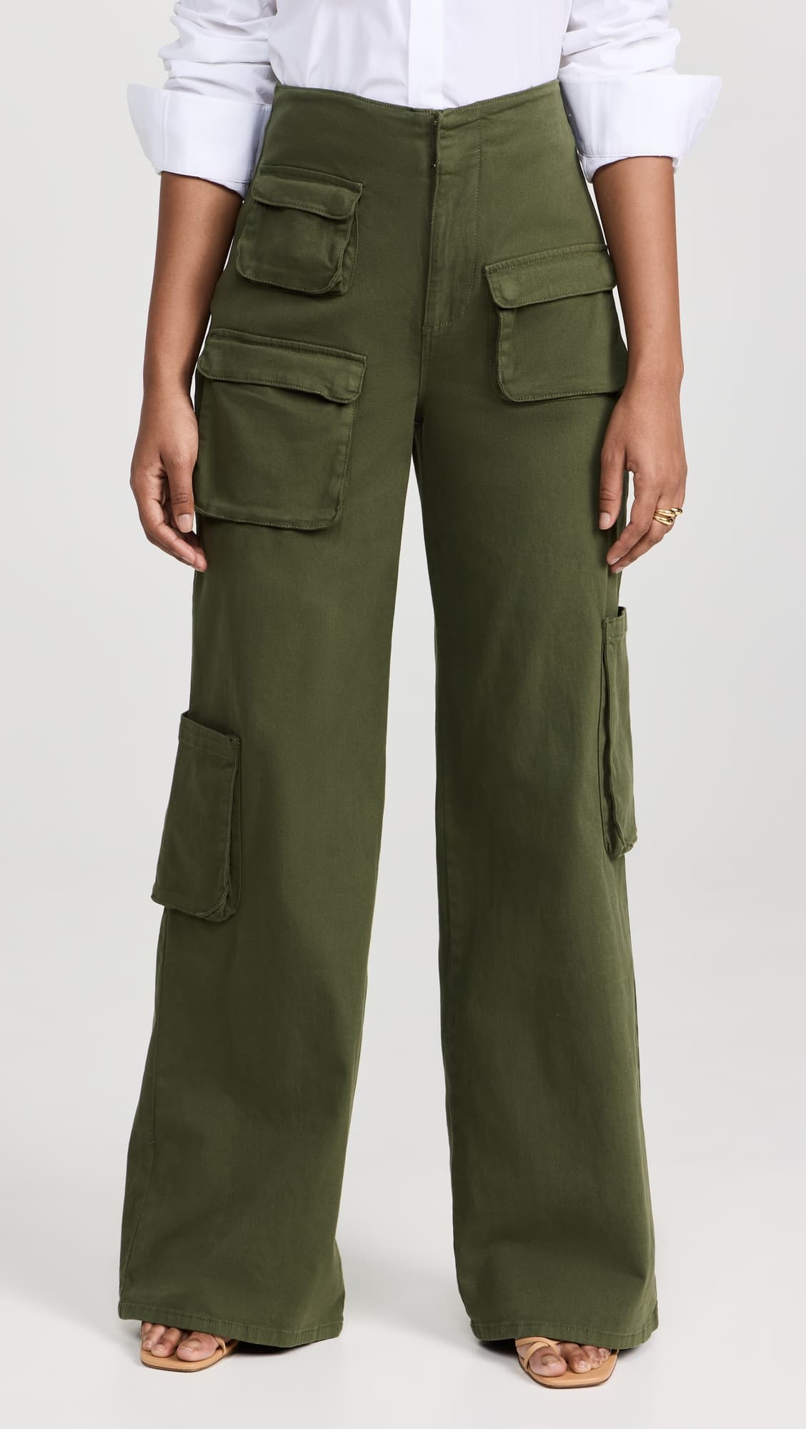 Maxwell Wide Leg Cargo Pants - Image 1