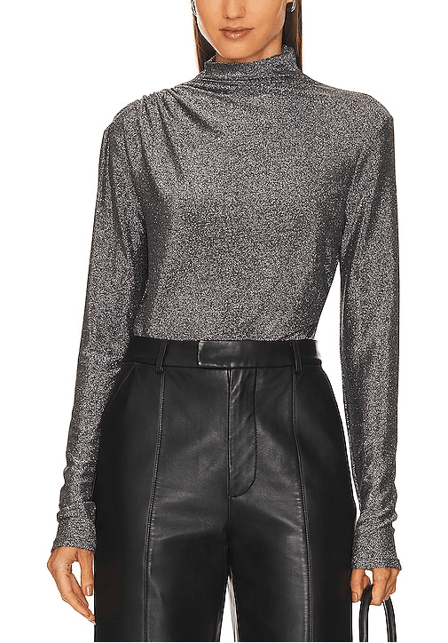 Mylie Top In Gunmetal - Image 1