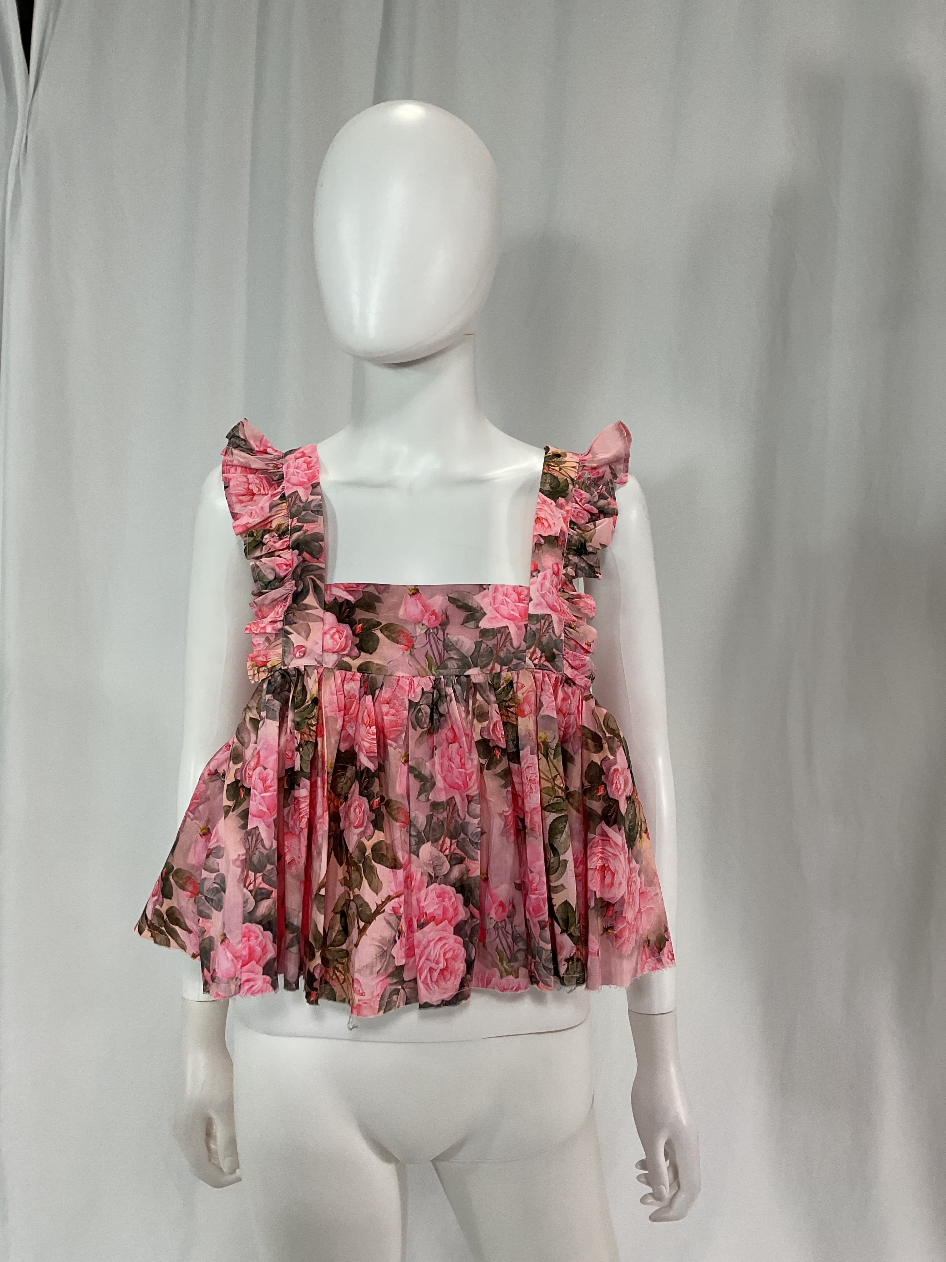The Ruffle Apron Top In Queen Bee - Image 4