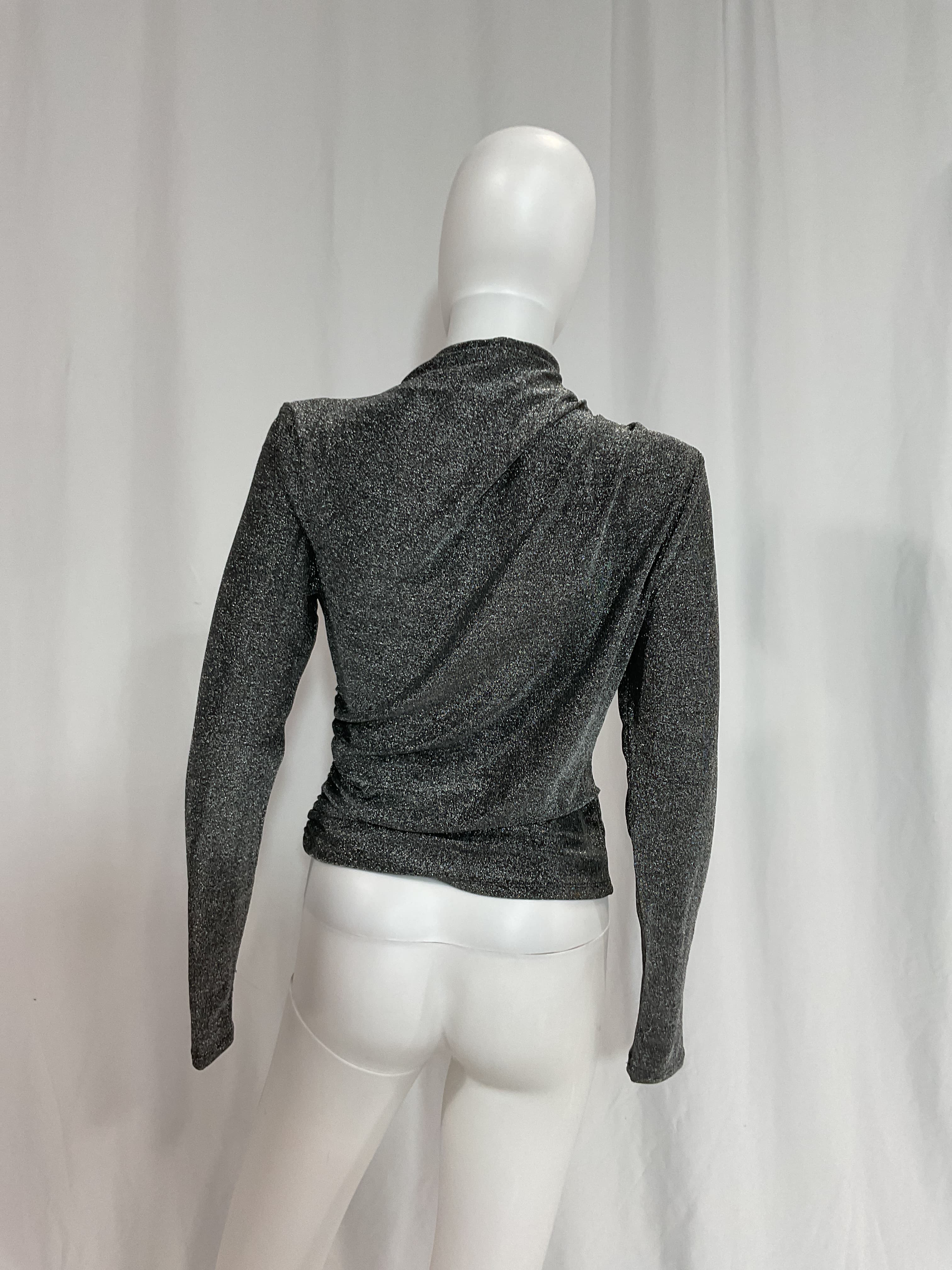 Mylie Top In Gunmetal - Image 4