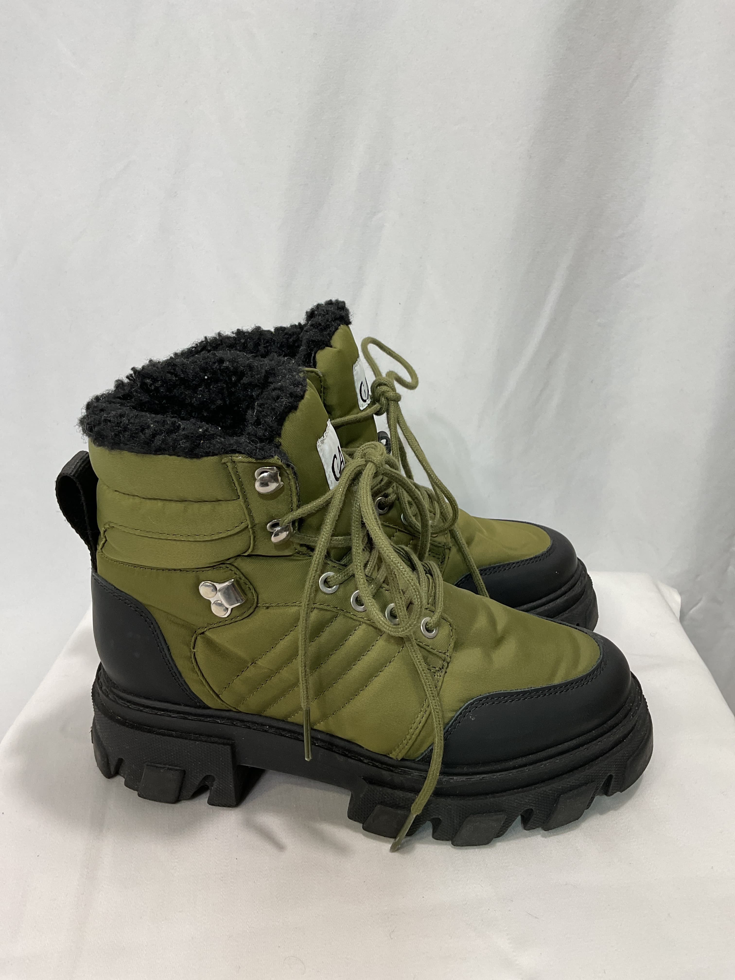 Leather-Trimmed Ankle Boots - Image 2