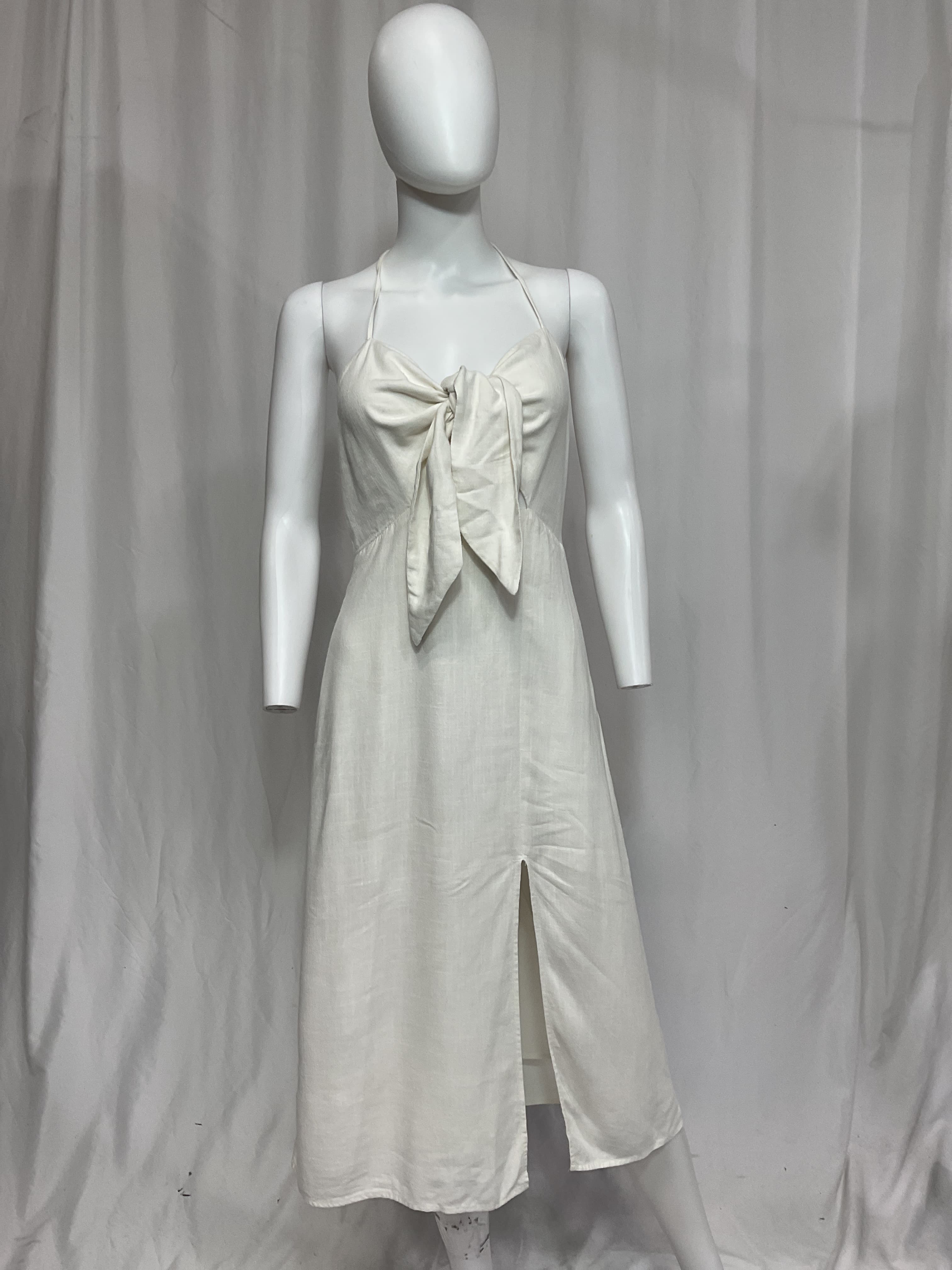 Tie Front Midi Dress - Image 2