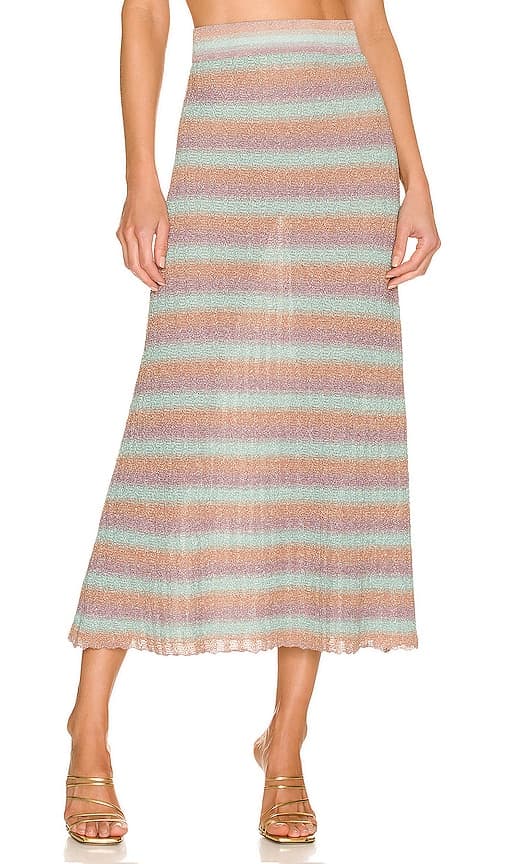 Luca Skirt In Blue Combo - Image 1
