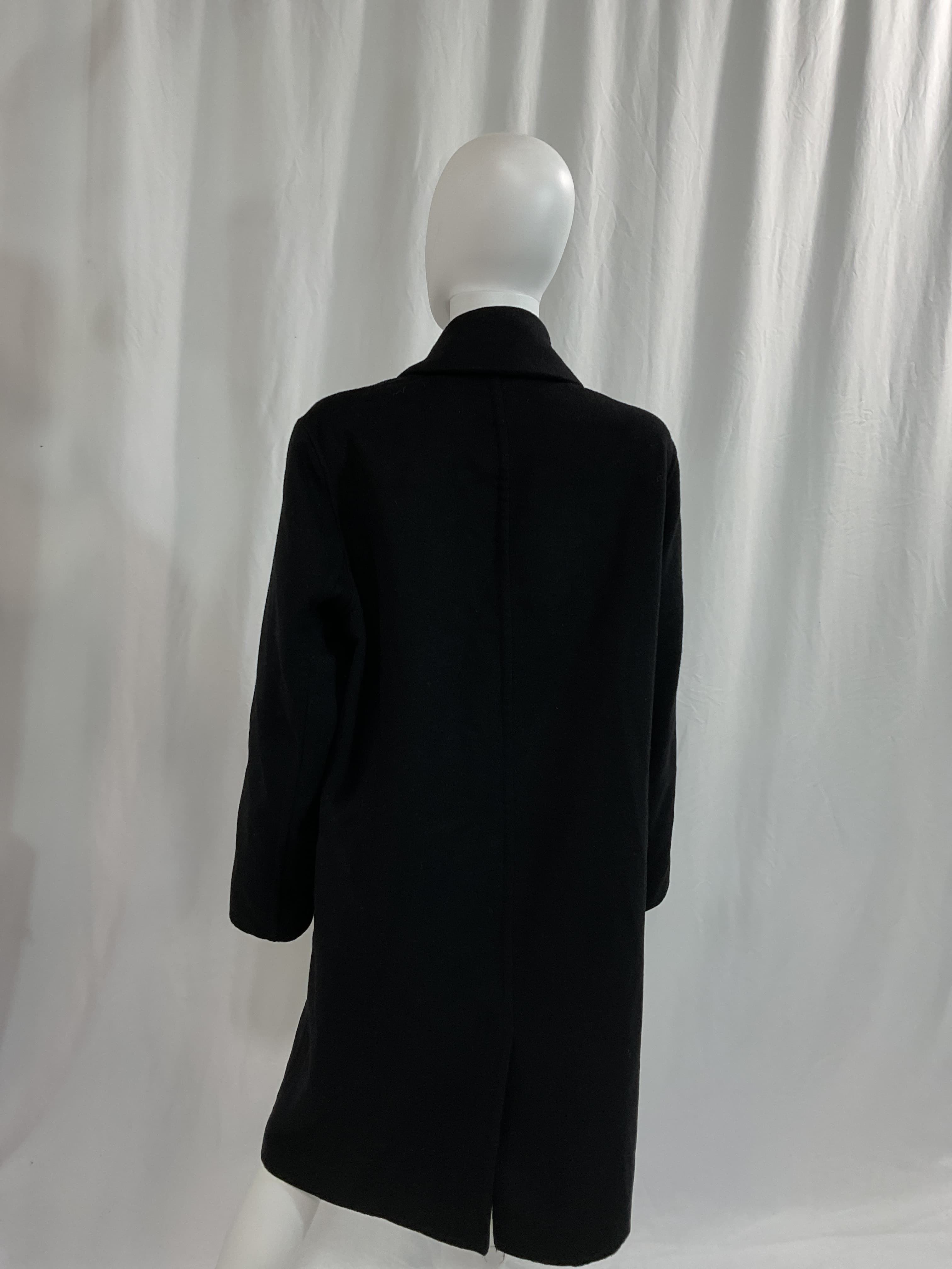 Classic Wool-Blend Straight Coat - Image 2