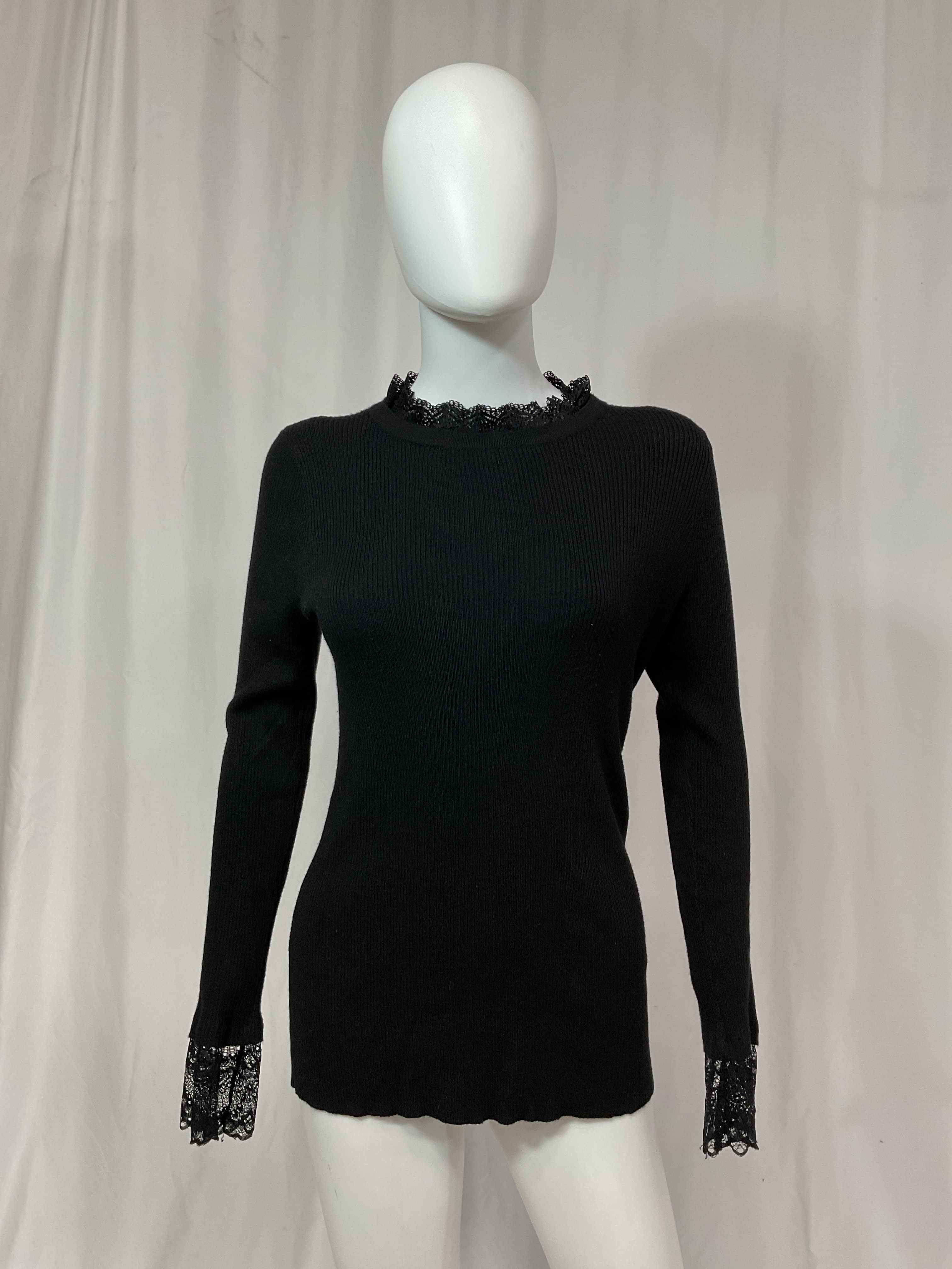 Black Lace Rosemary Top - Image 3