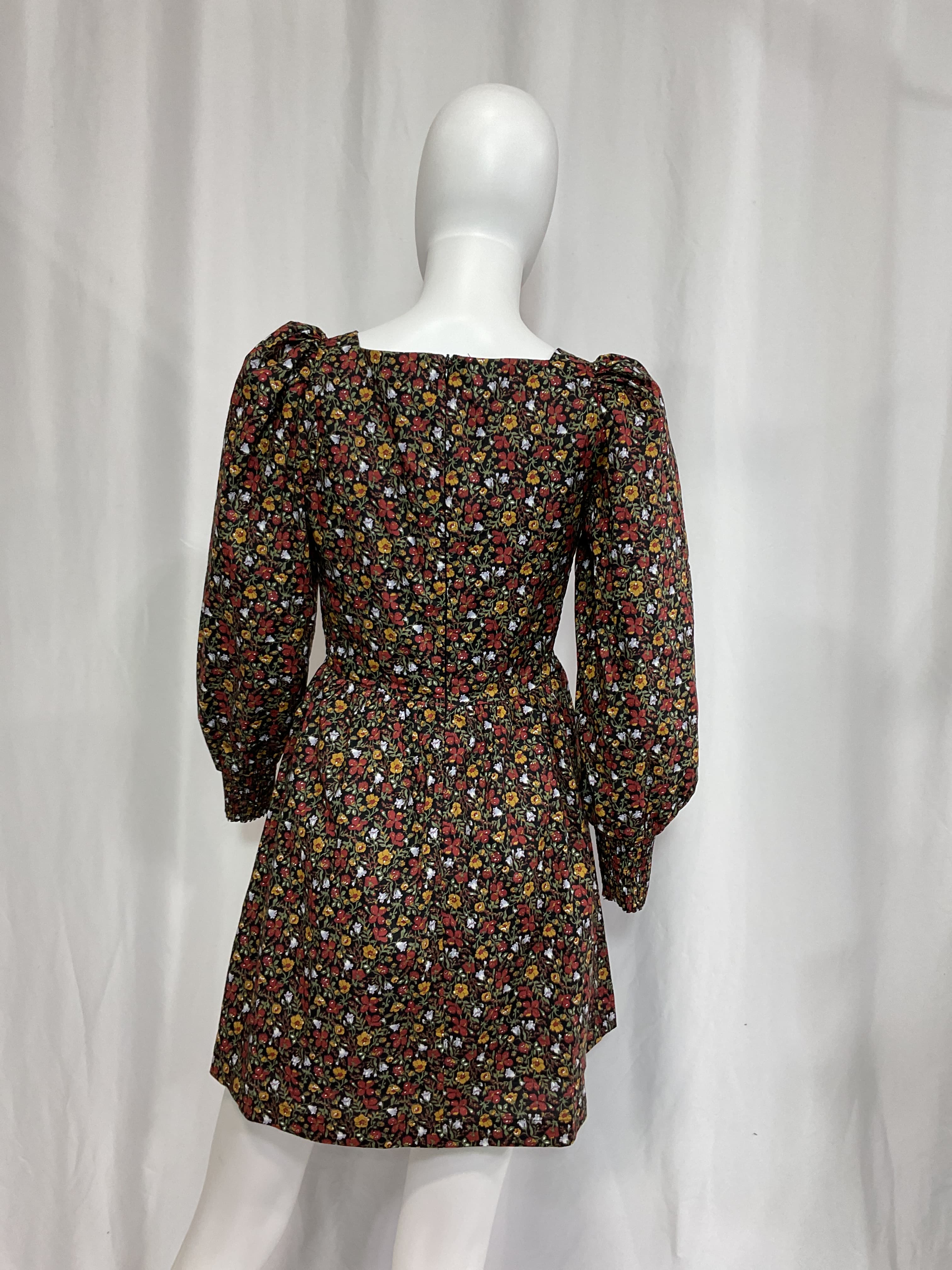 Square Neck Spencer Mini Dress - Image 2