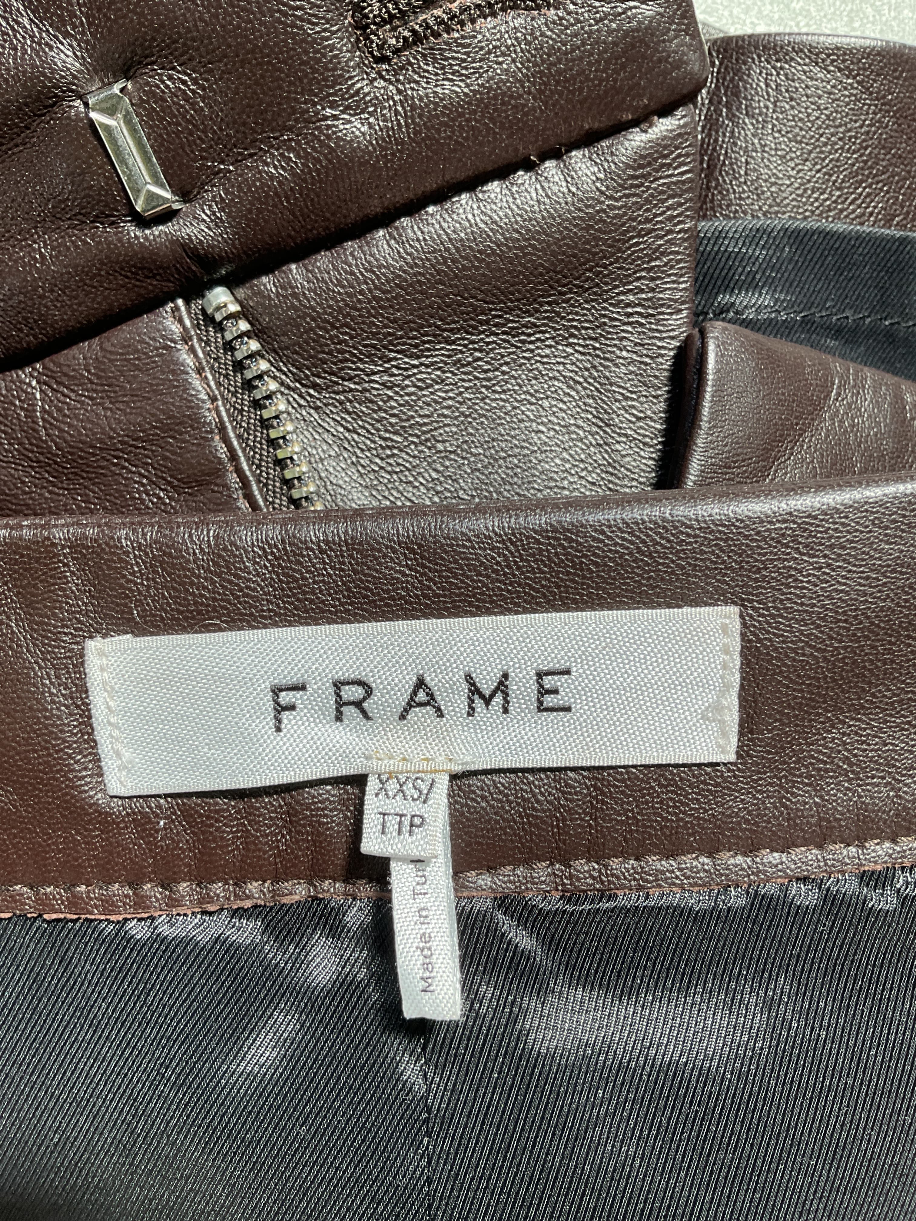 Leather Mini Skirt - Image 4