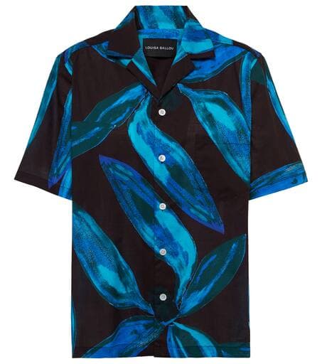Louisa Ballou Weekend Printed Cotton Shirt - Image 1