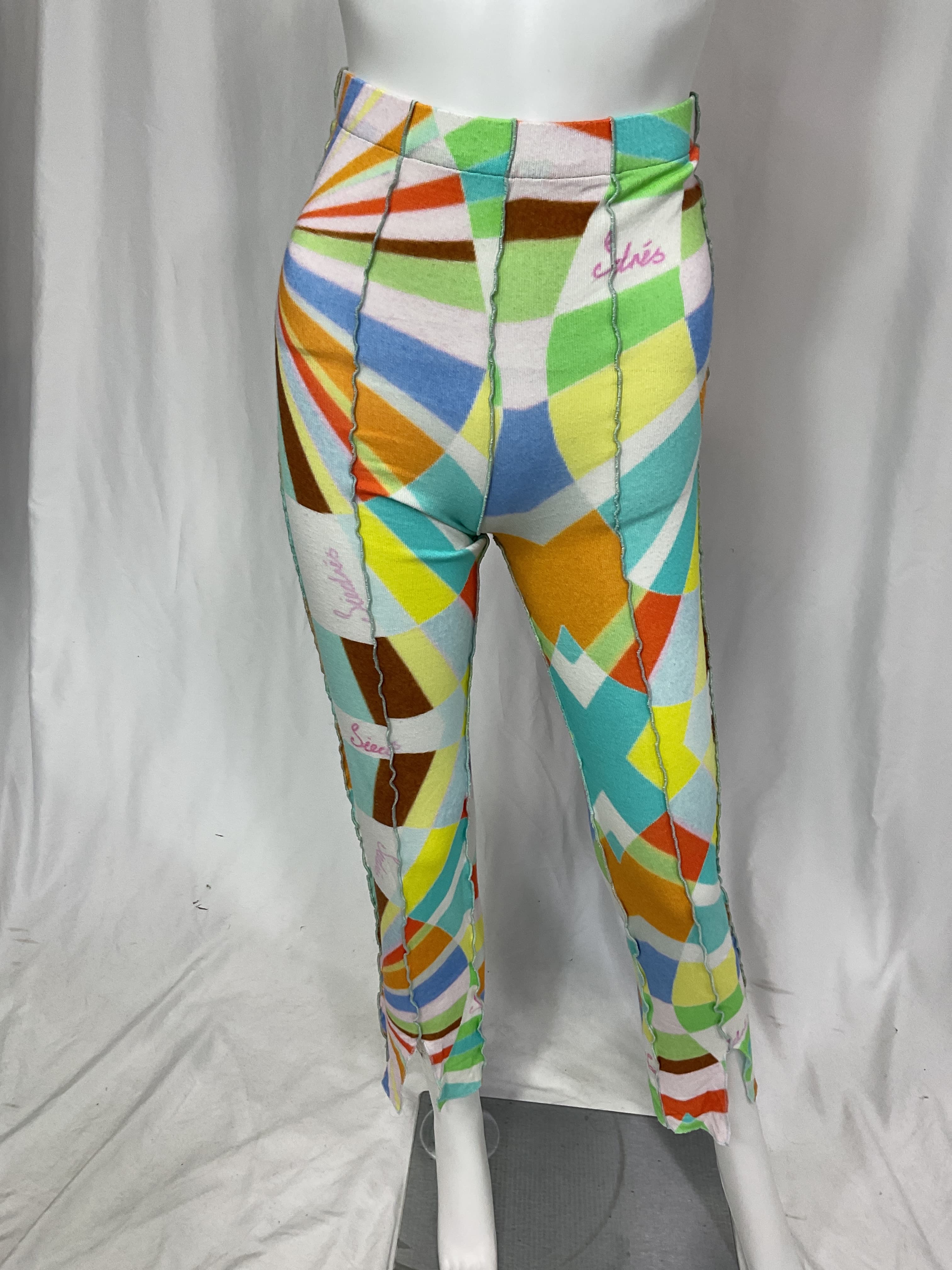 Mult Kaleidescope-Print Jersey Slim-Leg Pants - Image 3