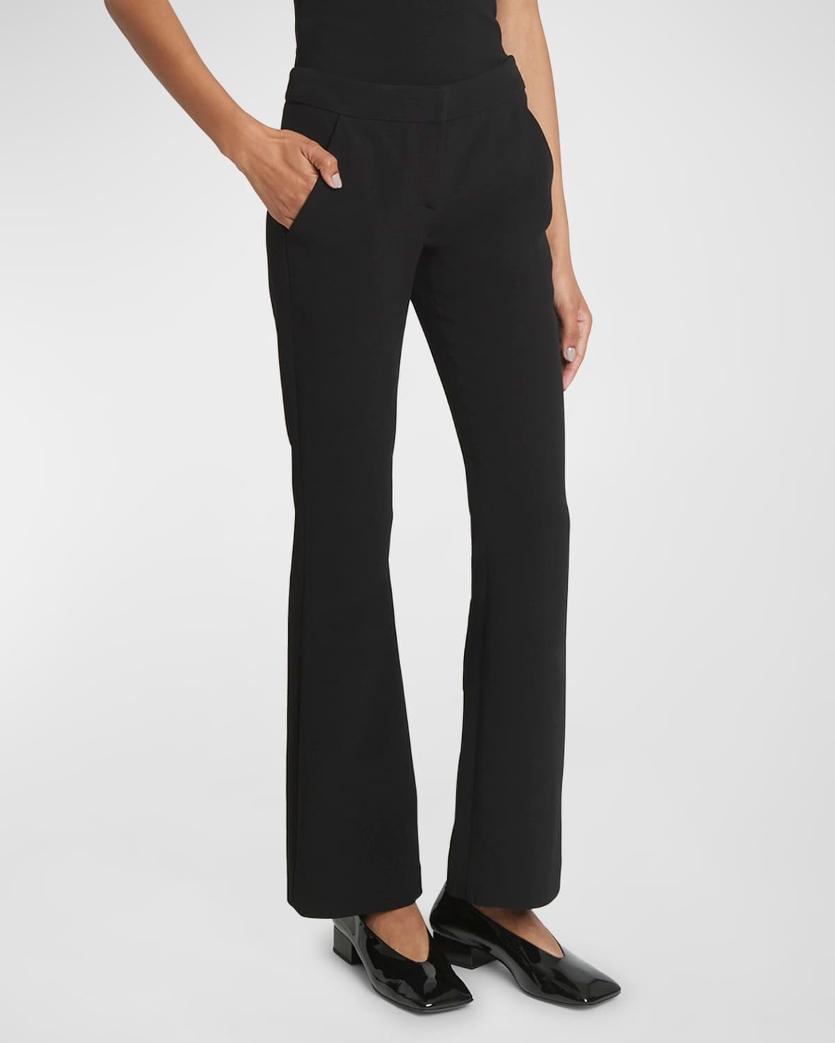 Crepe Flare Pants - Image 1