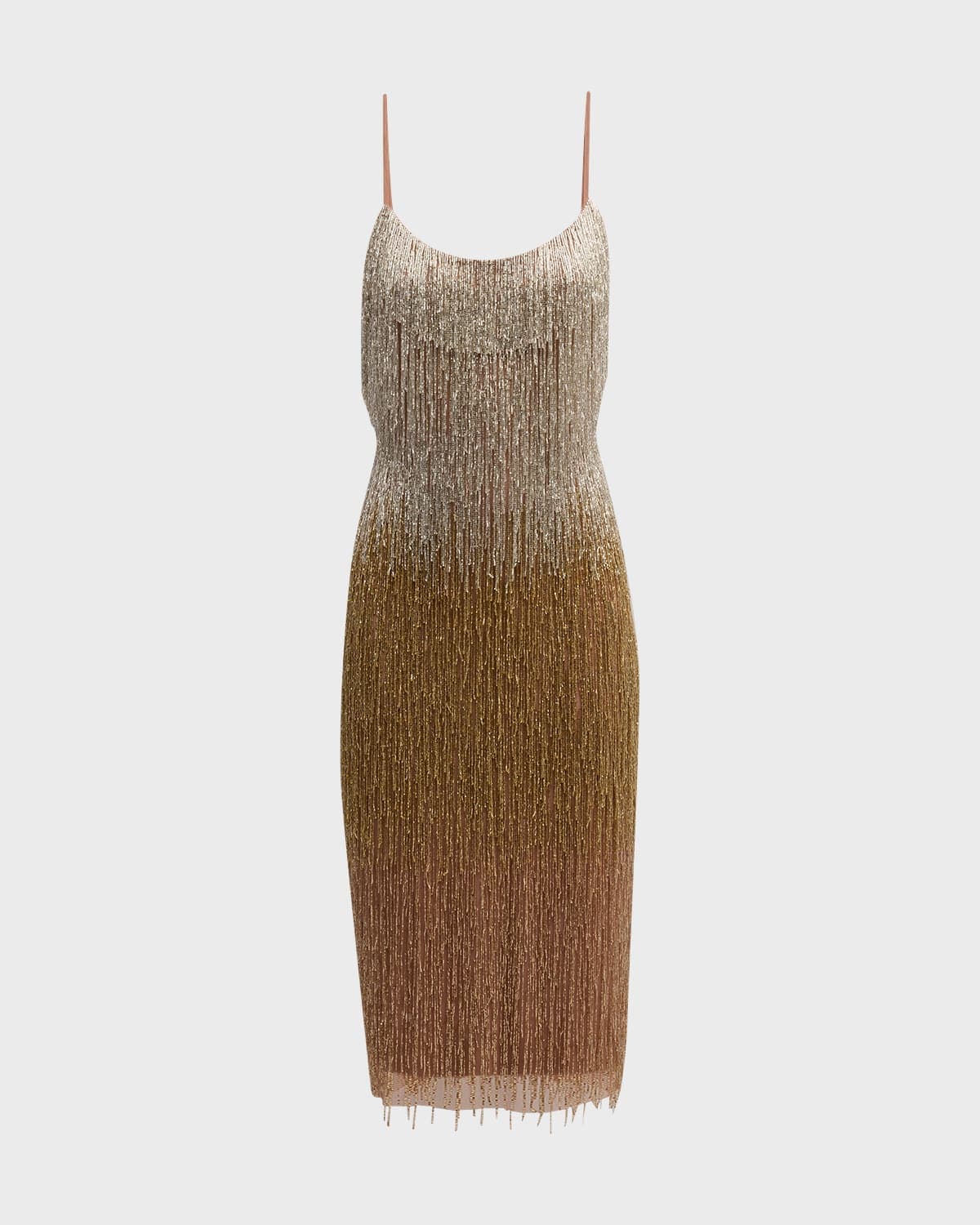 Liv Foster Beaded Fringe Gown - Image 1
