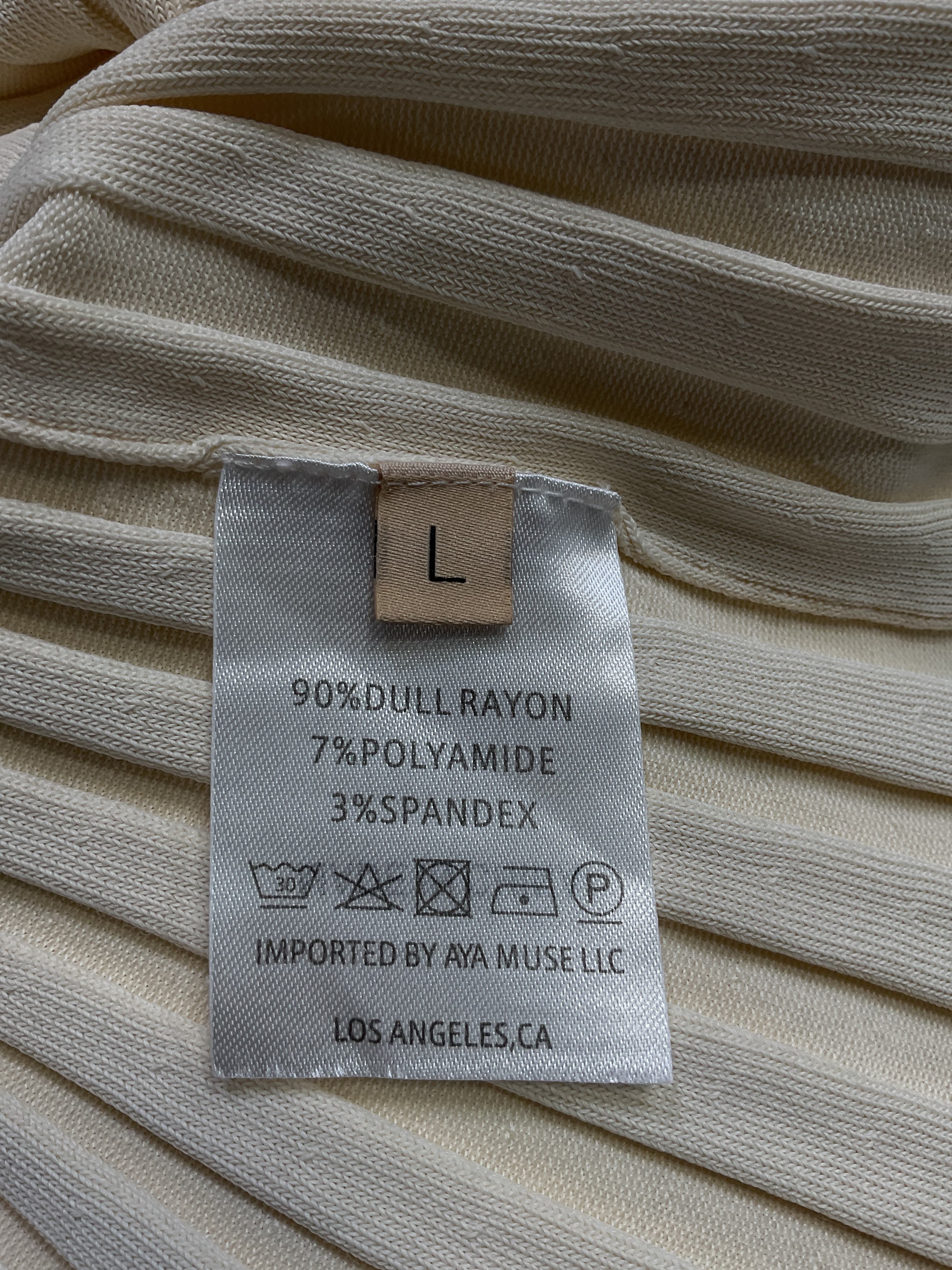 Cerio Skirt In Buttercream - Image 3