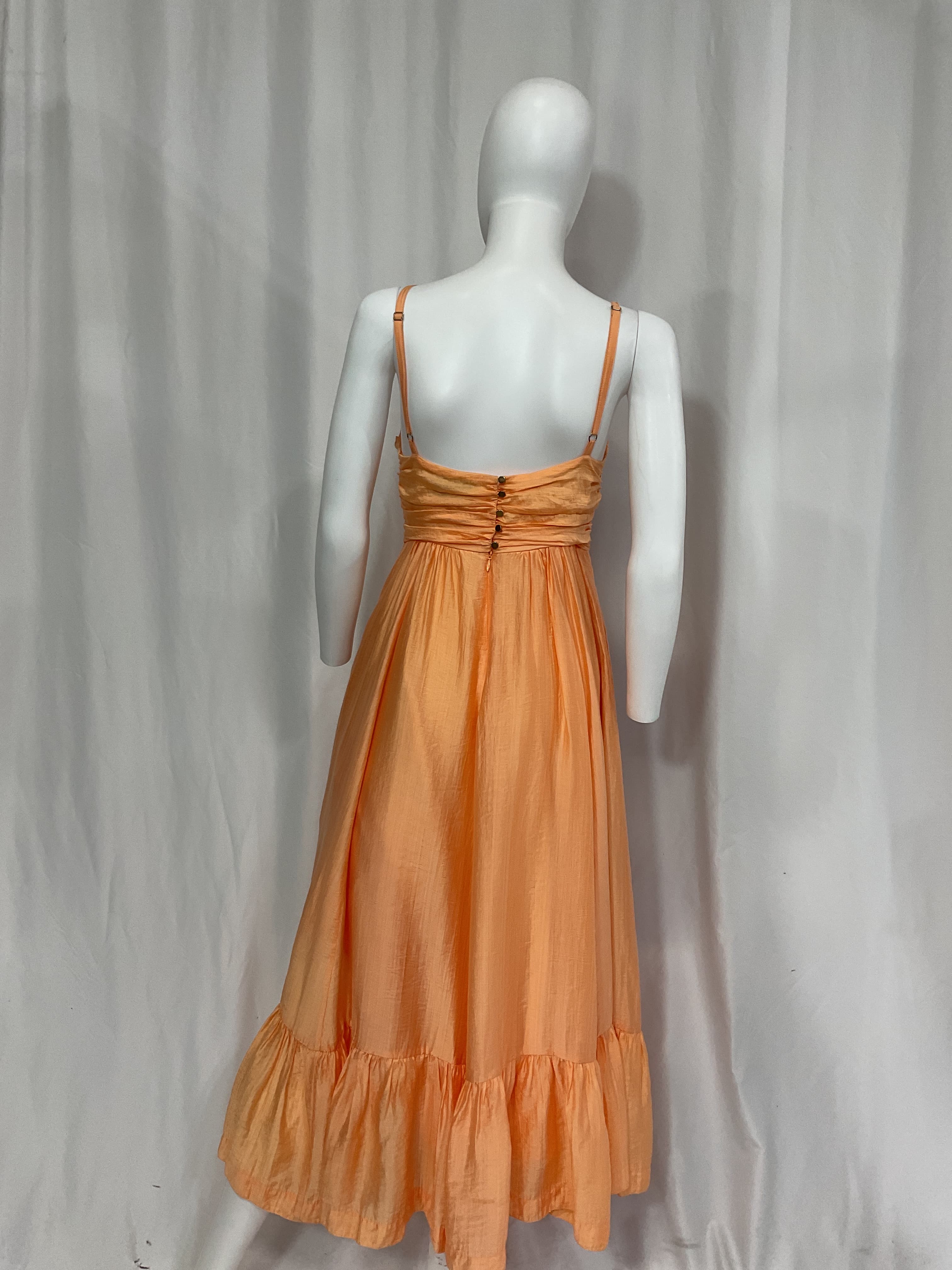 Olinda Dress In Peach - Image 2