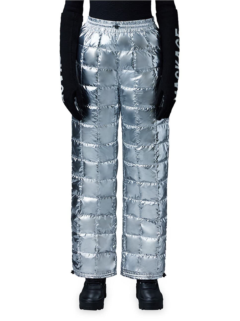 Aeryn Metallic Down Ski Pants - Image 1