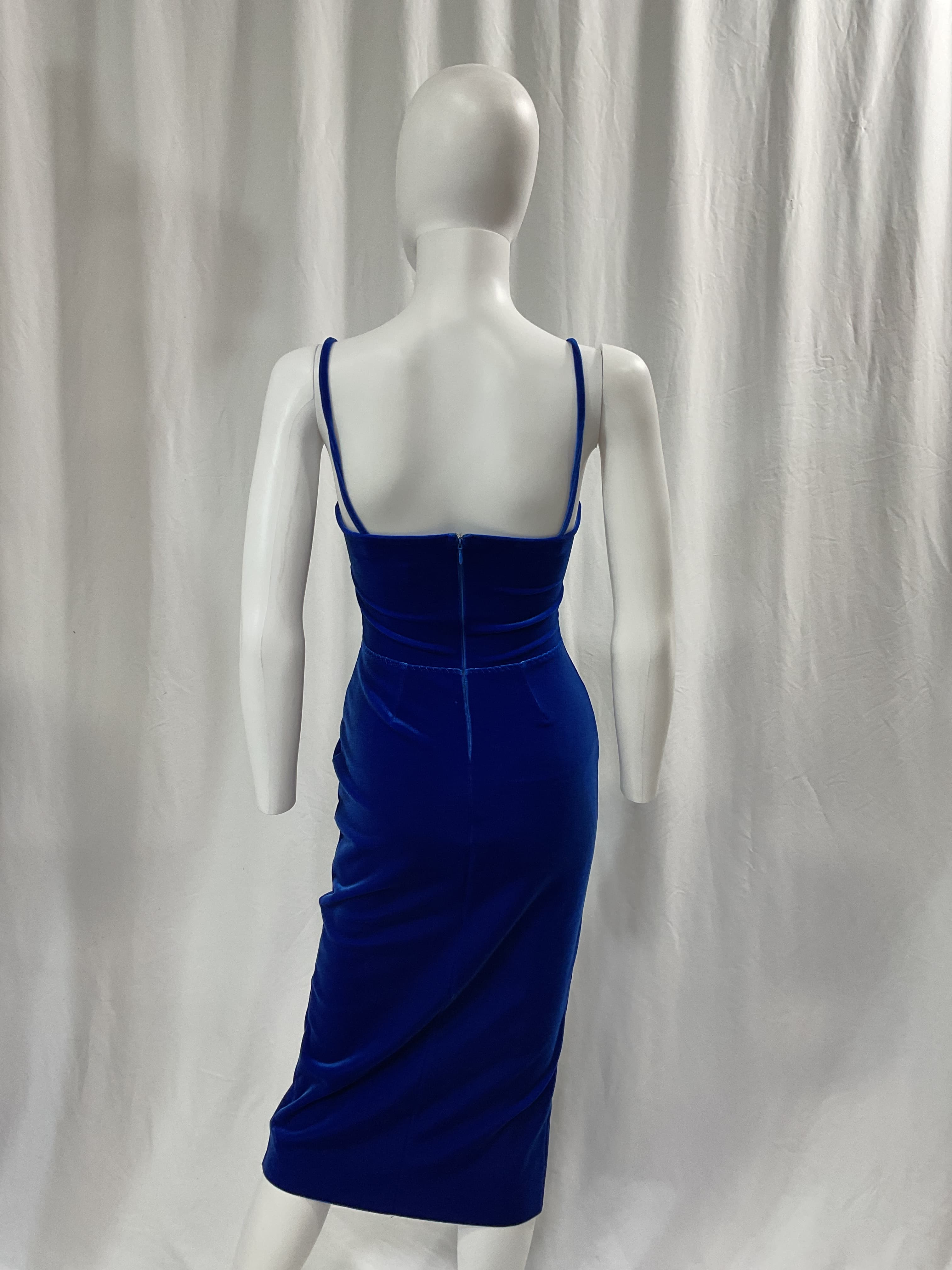 Stina Velvet Bodycon Dress - Image 3