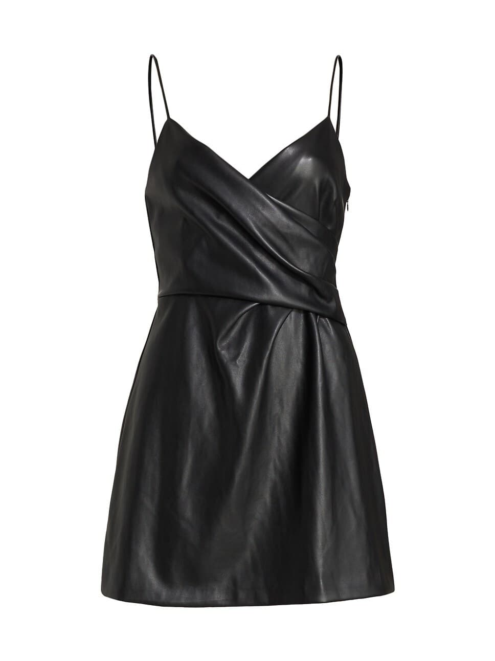 Sonnet Faux Leather Minidress - Image 1