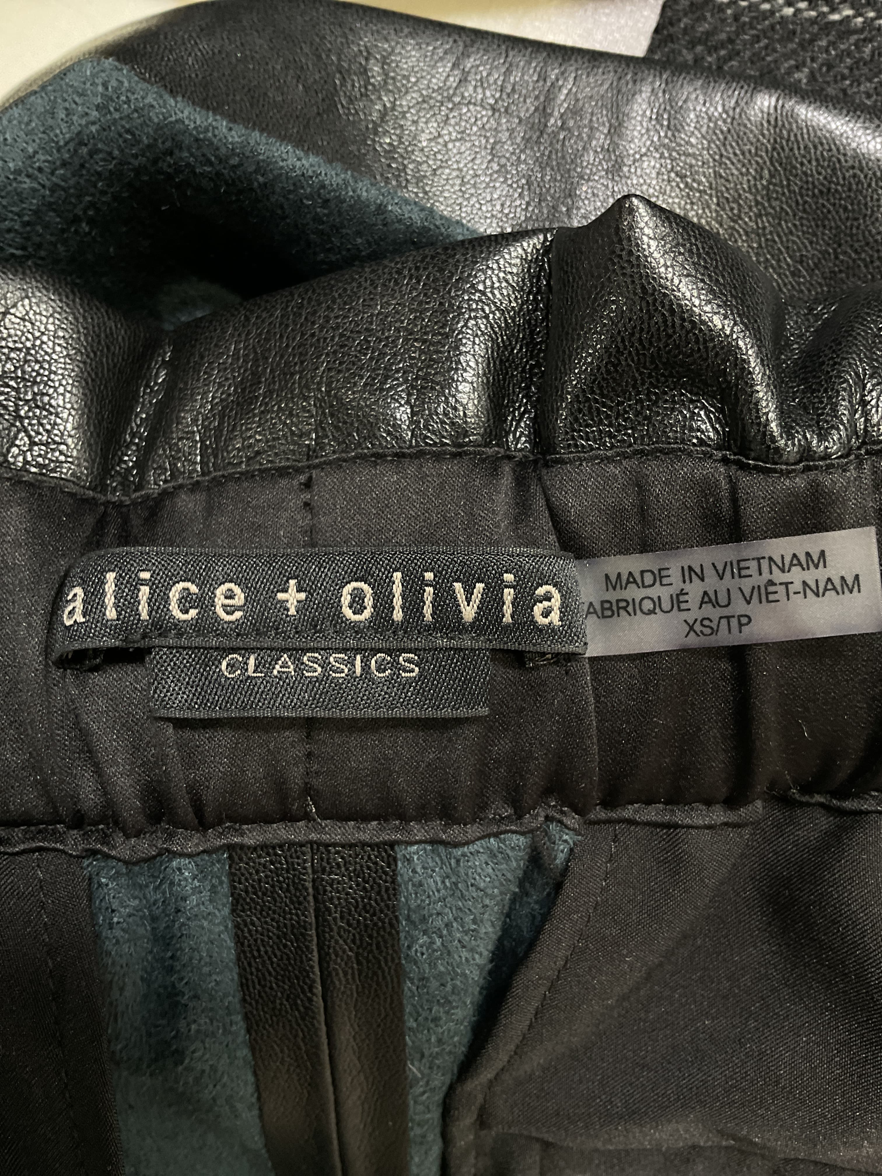 Reagan Vegan Leather Shorts - Image 3