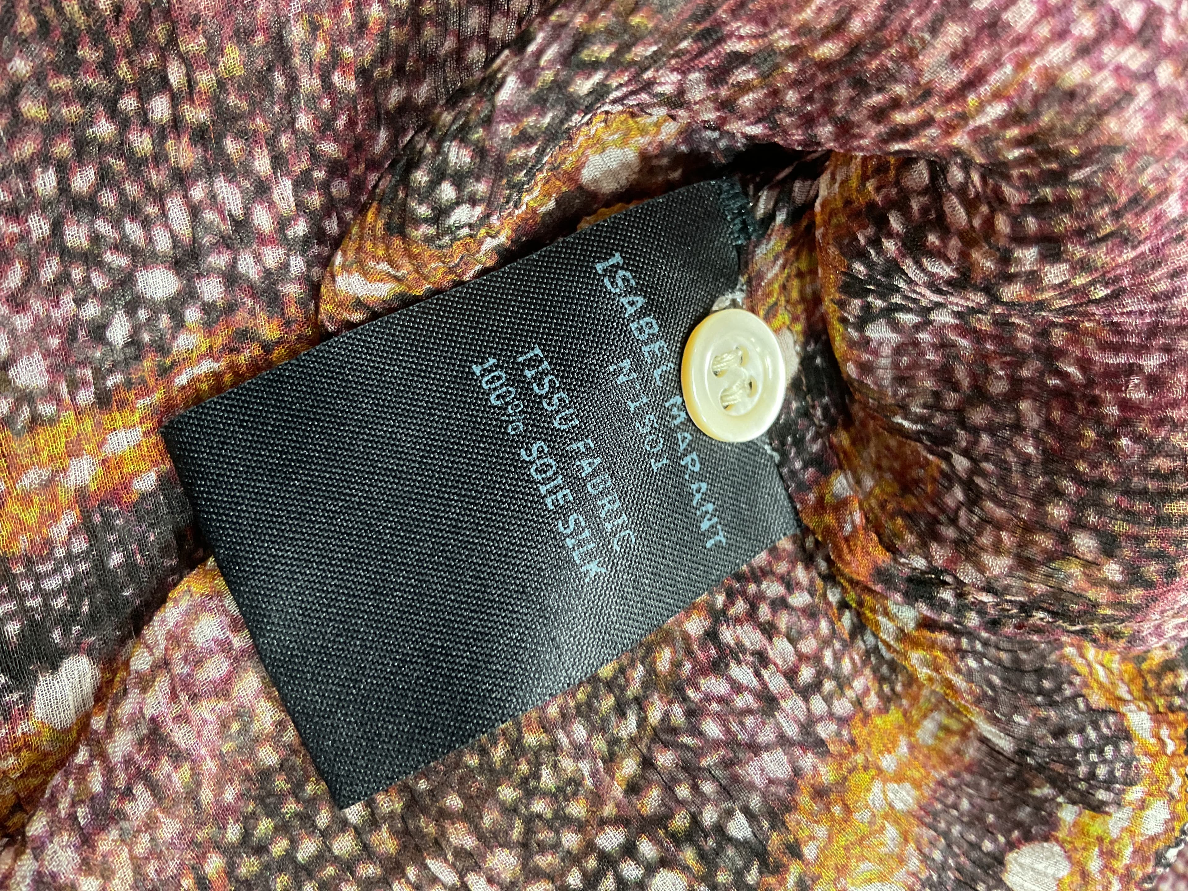 Silk Printed Blouse - Image 3