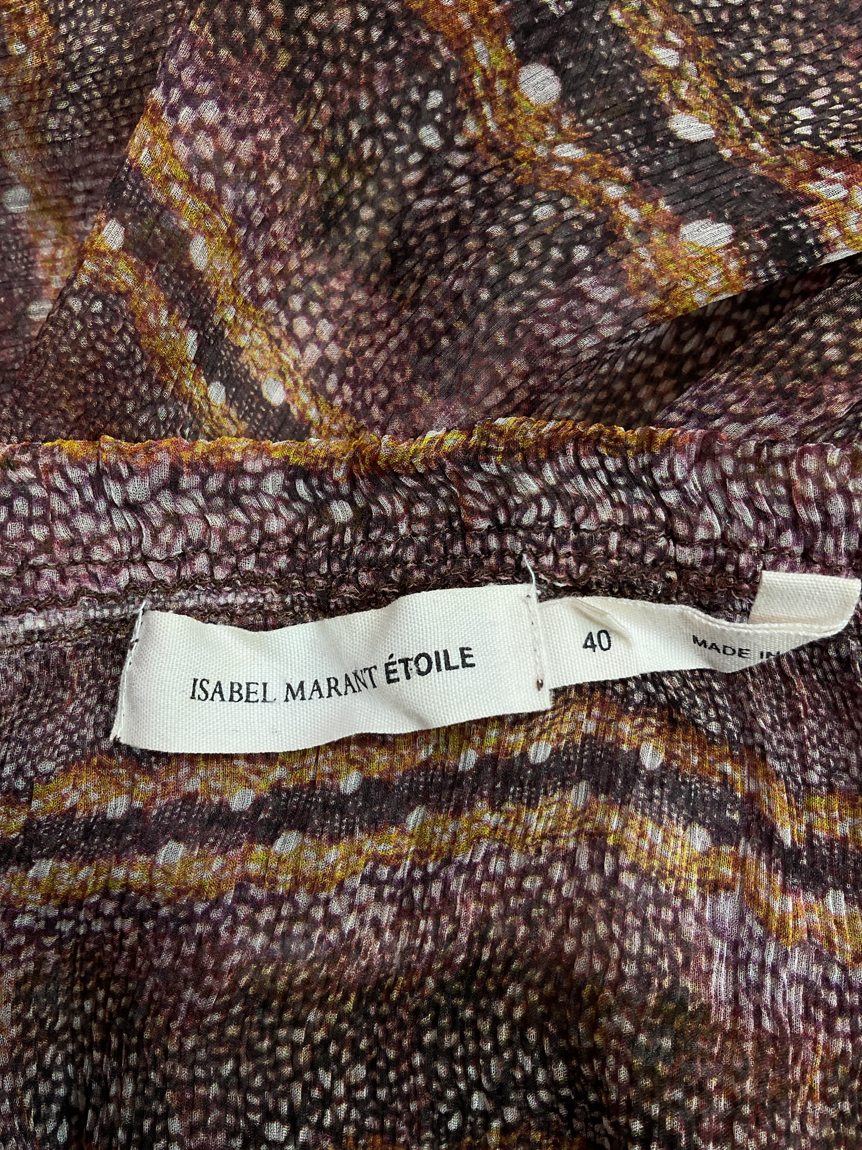 Silk Printed Blouse - Image 4