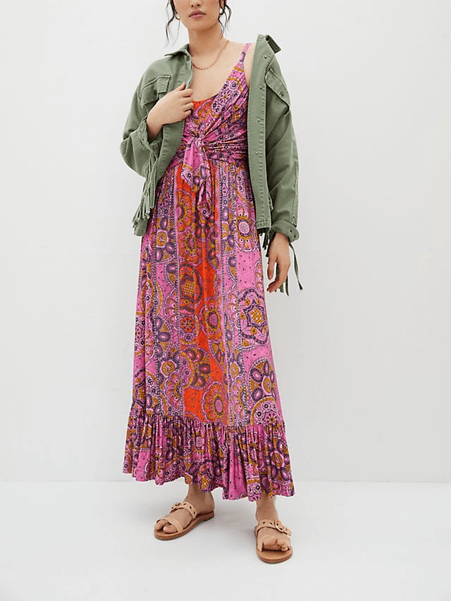 Knit Midi Dress - Image 1