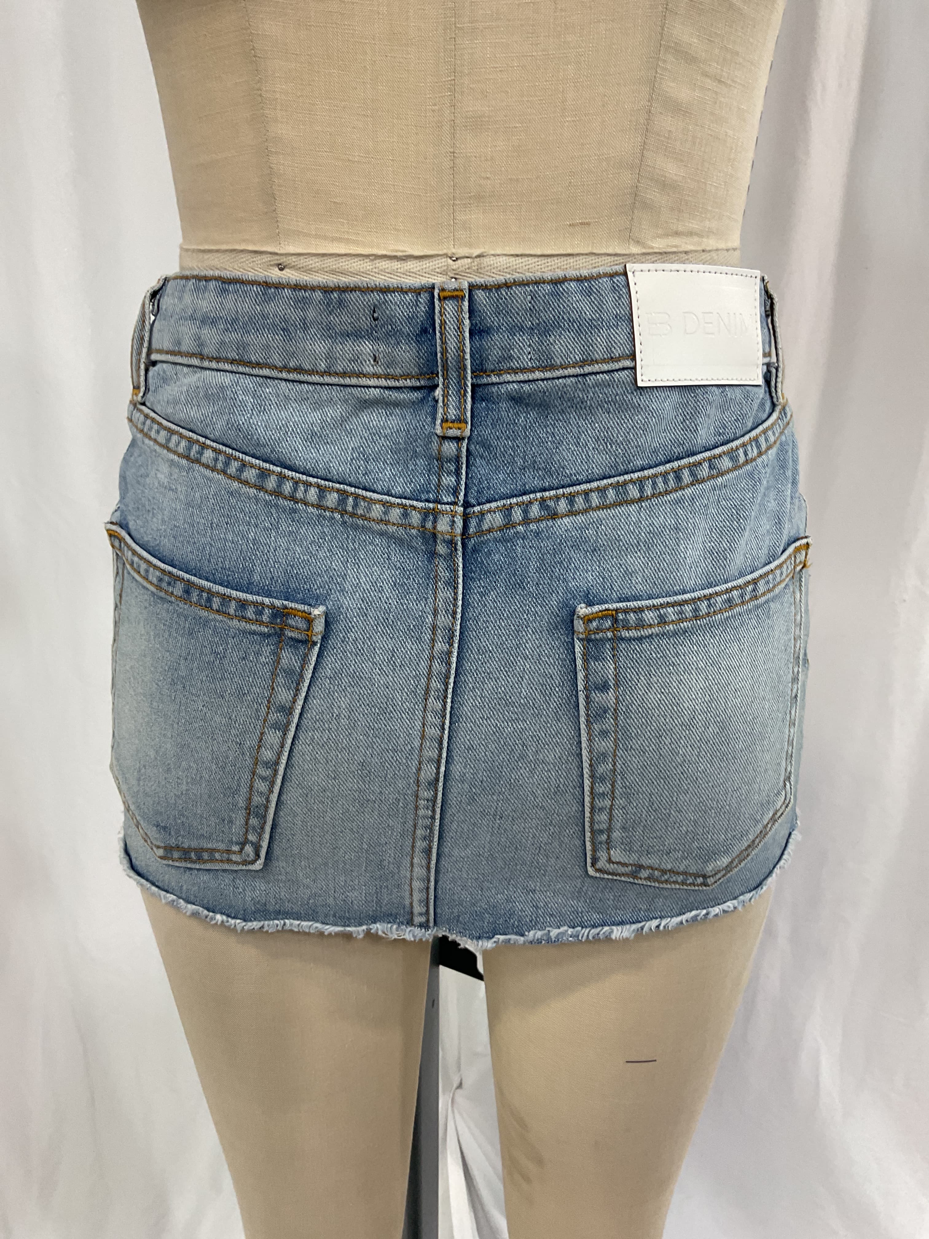 Eb Denim Item No: 104785 Micro Denim Skirt - Image 2