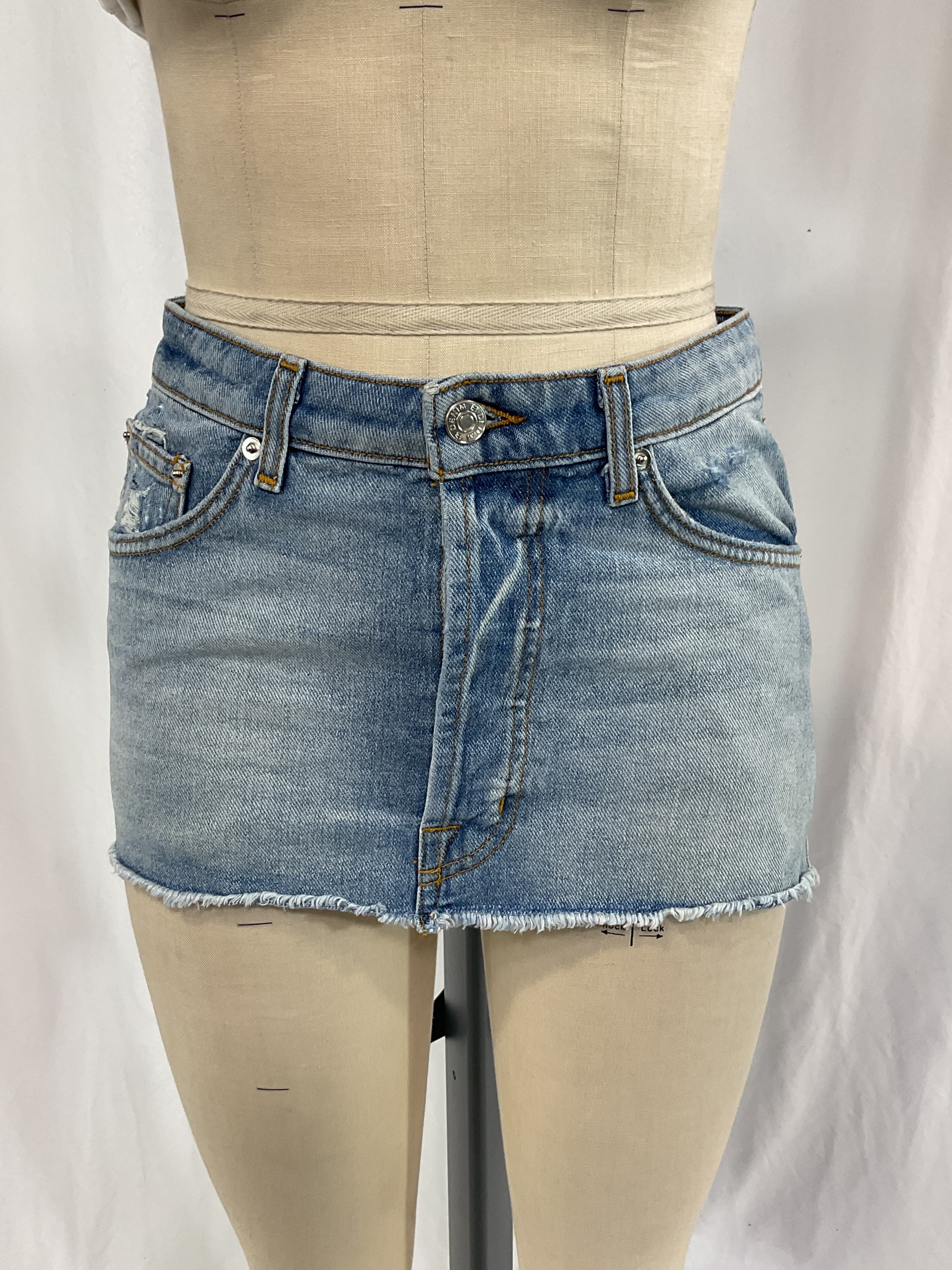 Eb Denim Item No: 104785 Micro Denim Skirt - Image 3