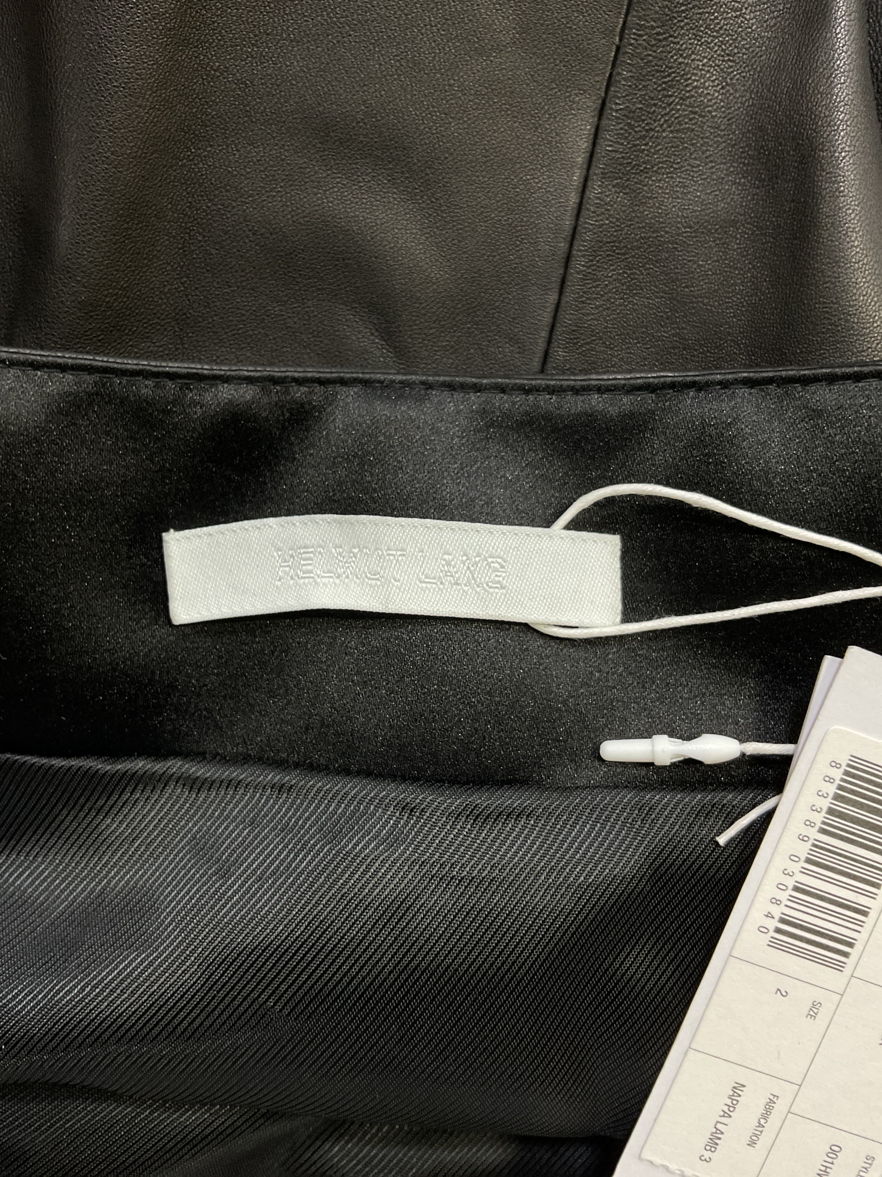 Leather Bubble Mini Skirt - Image 3