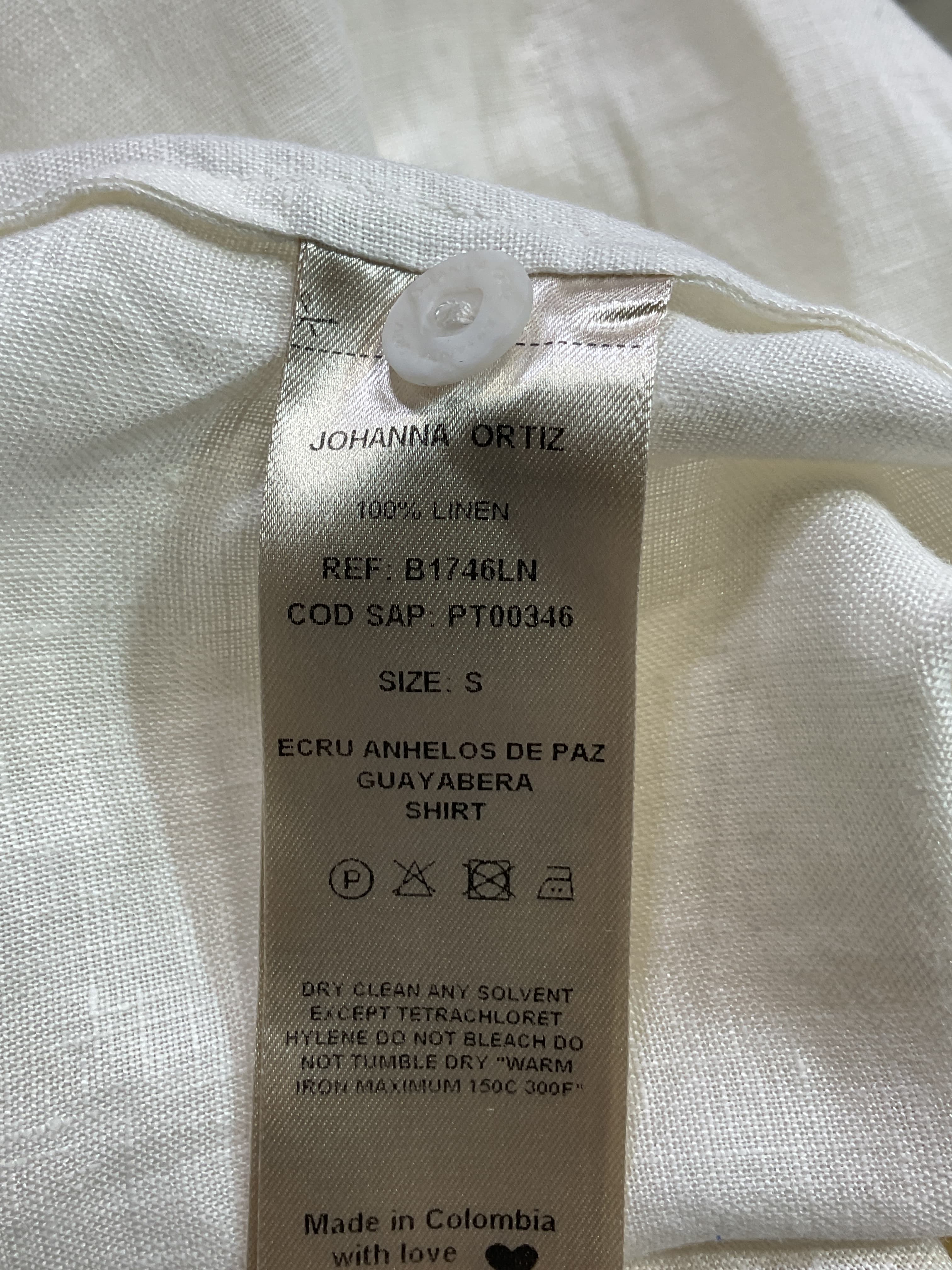 Ecru Anhelos De Paz Guayabera Shirt In Ecru - Image 3