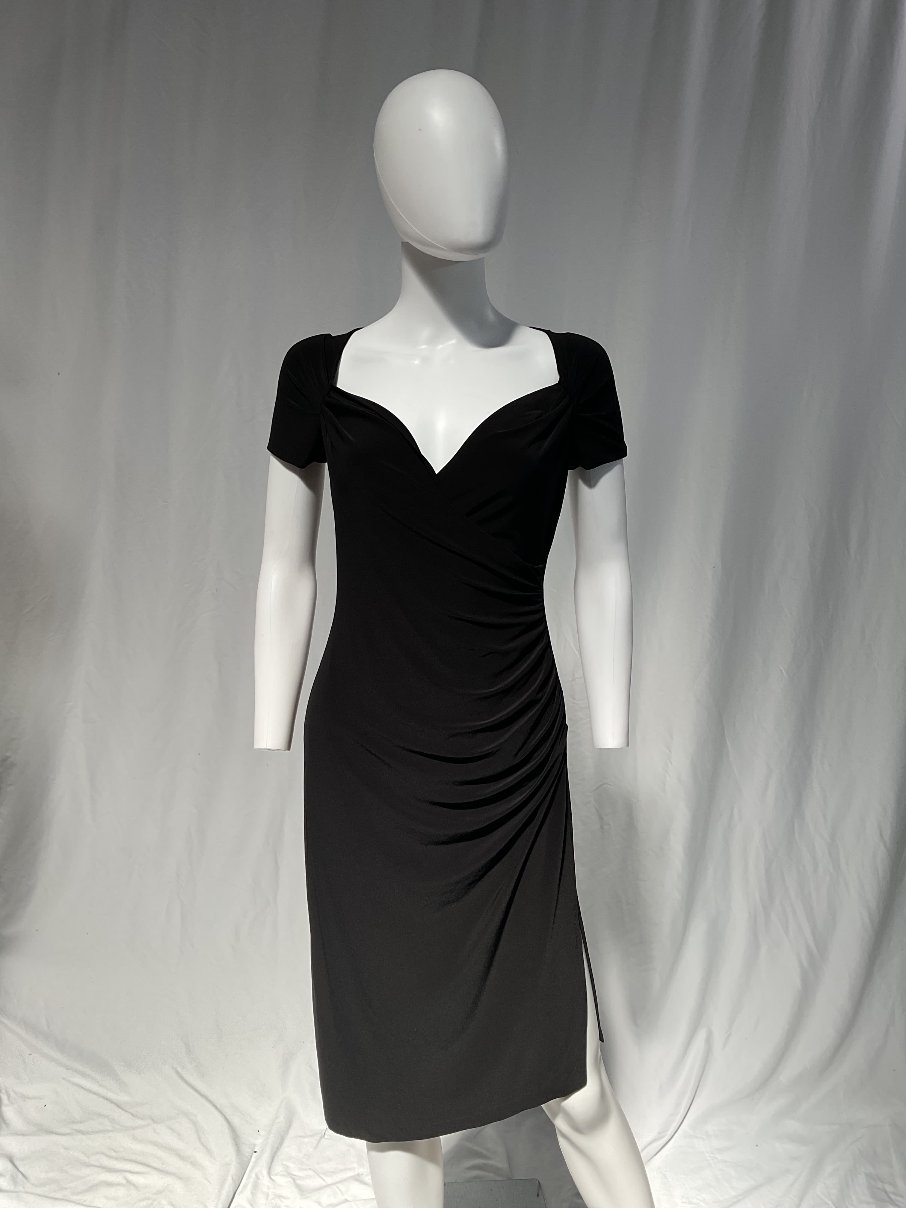 Sweetheart Side Drape Dress - Image 2
