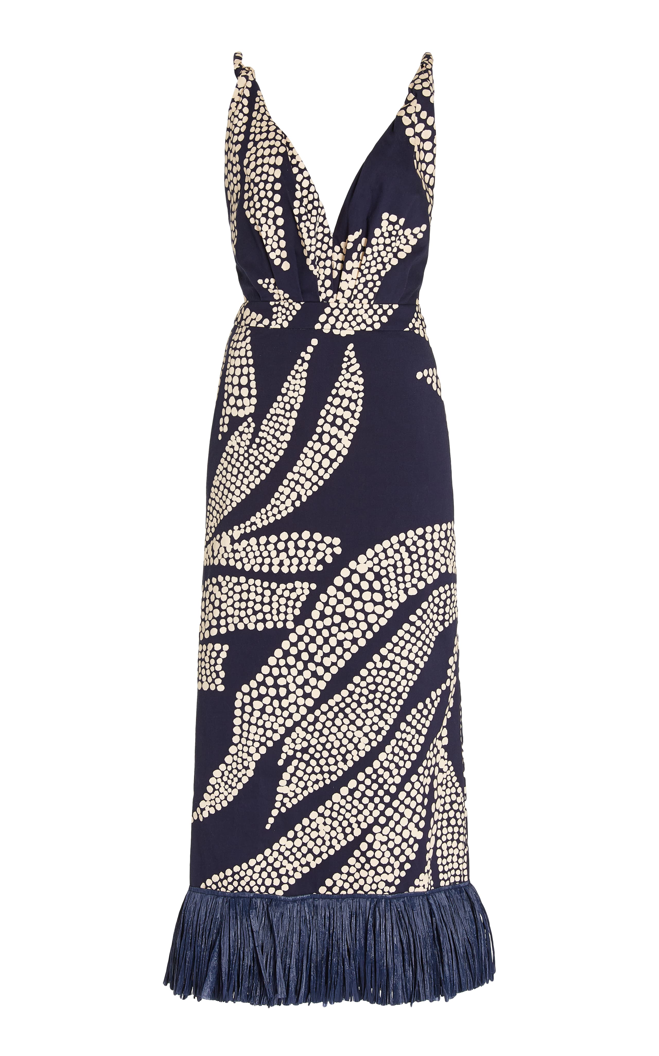 Midnight Rituals Fringed Cotton-Blend - Image 1