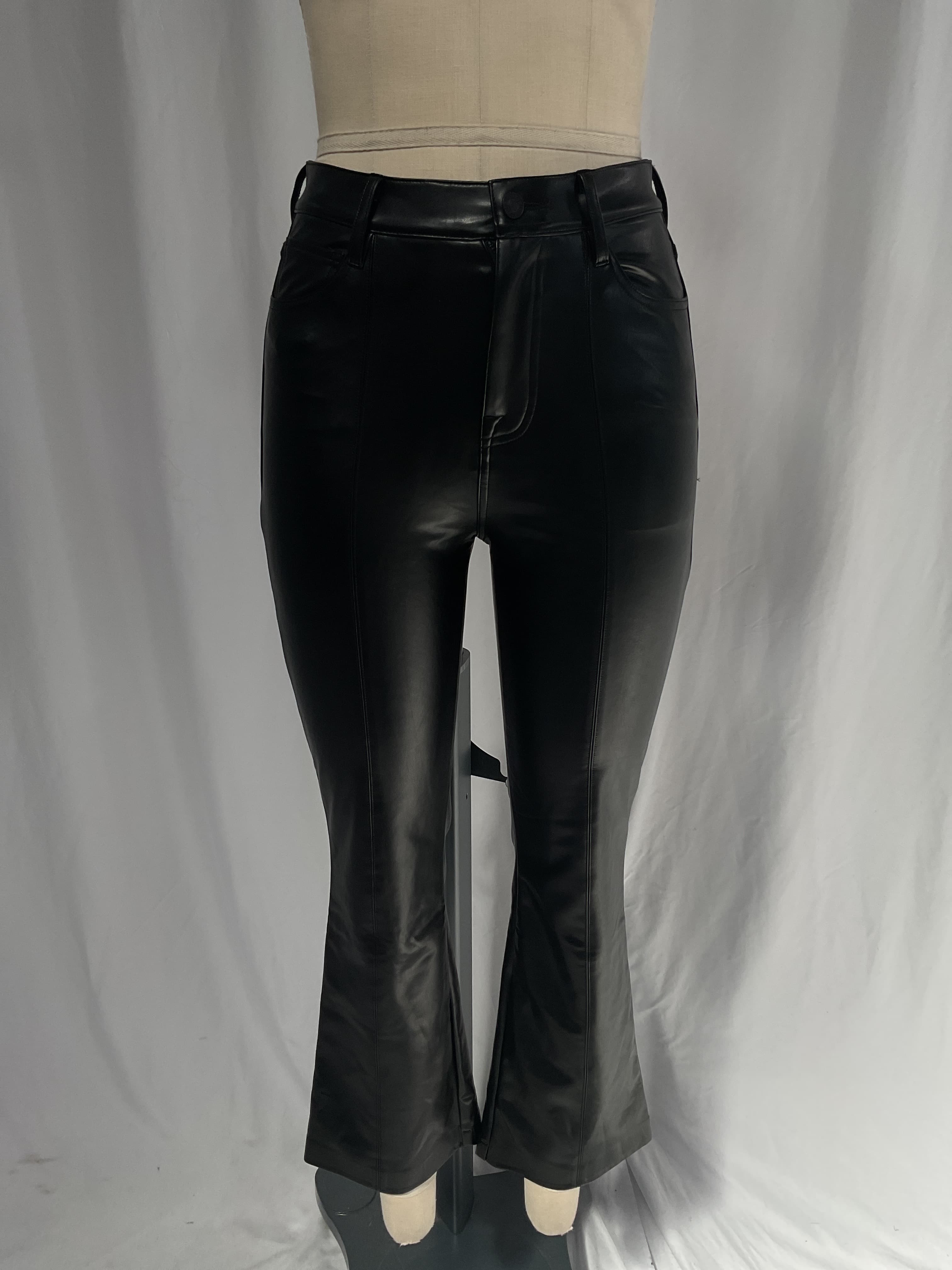 7 For All Mankind High Waist Slim Kick In Black - Image 2