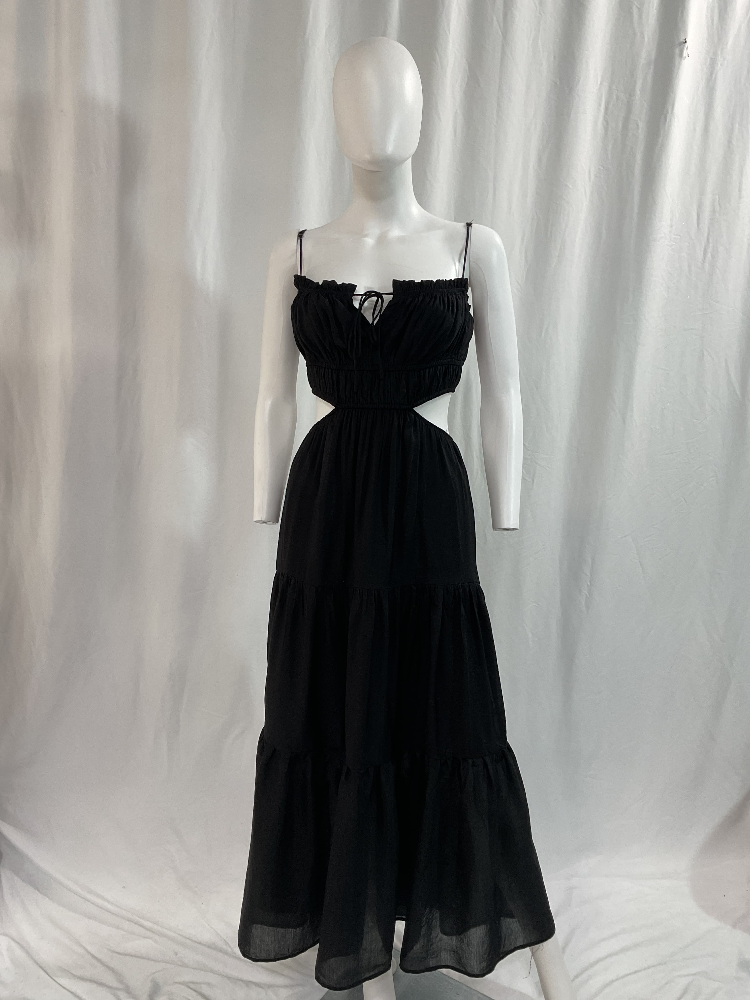 Odina Dress In Black - Image 2