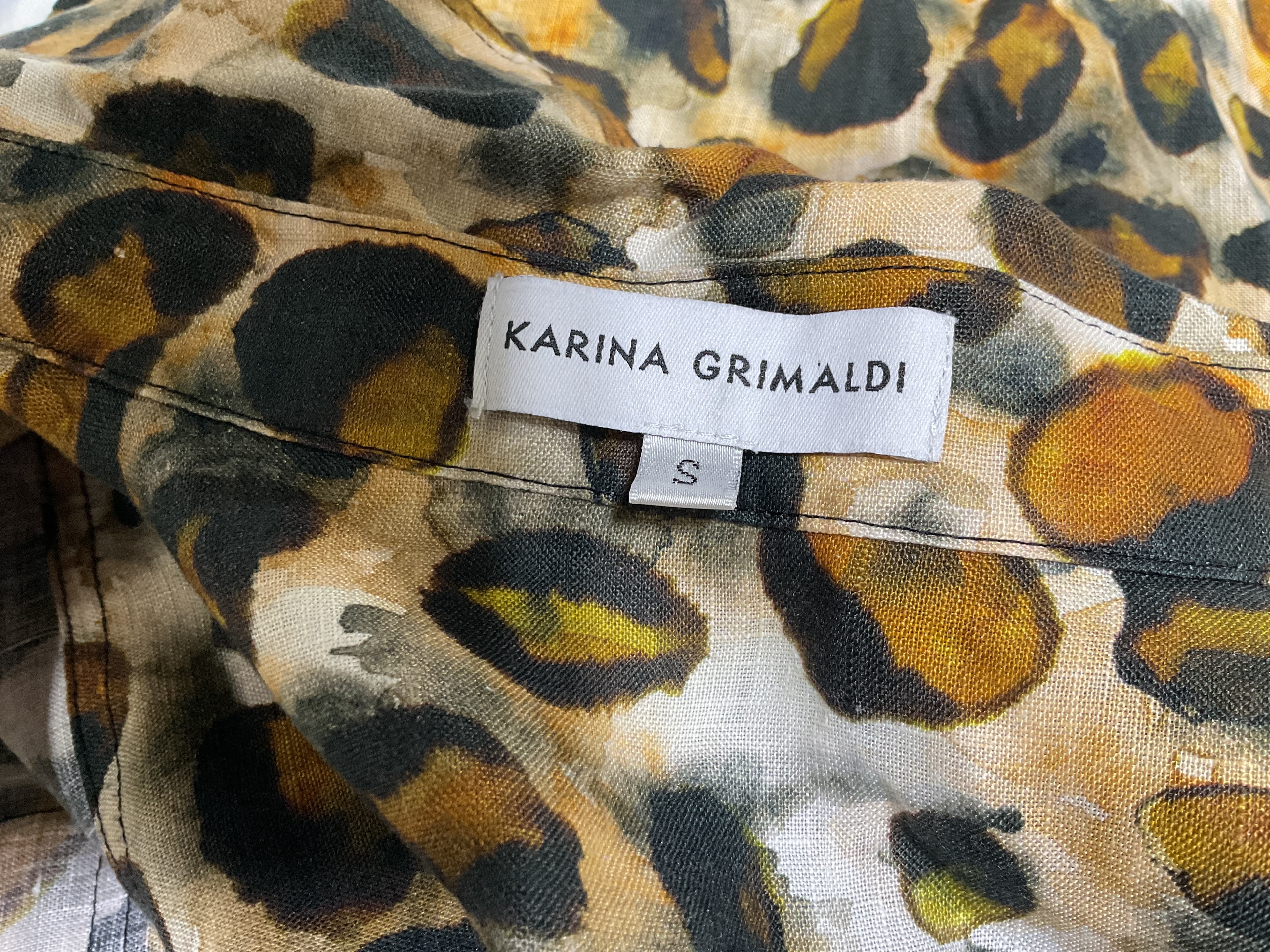 Vadana Print Romper In Water Stone - Image 3