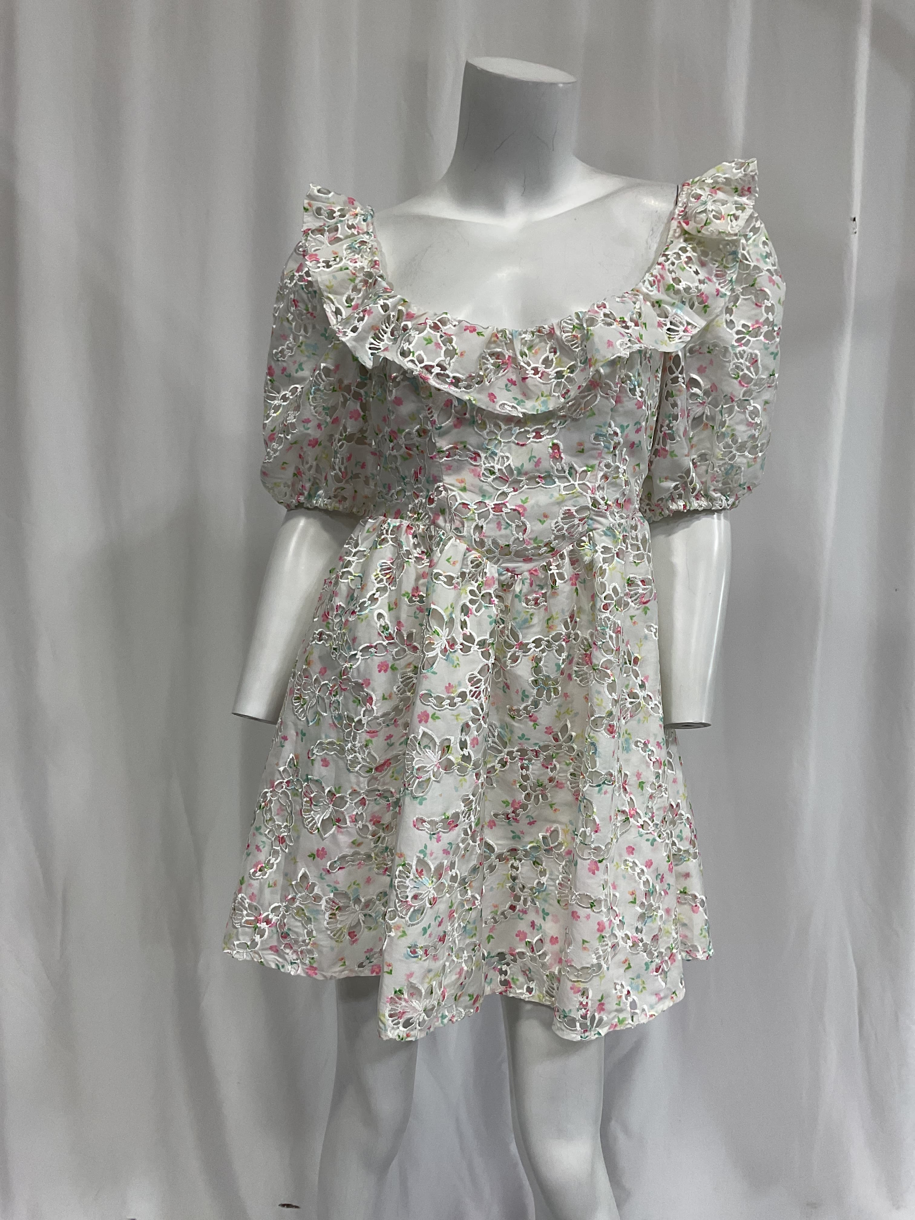 Magnolia Mini Dress In White - Image 4