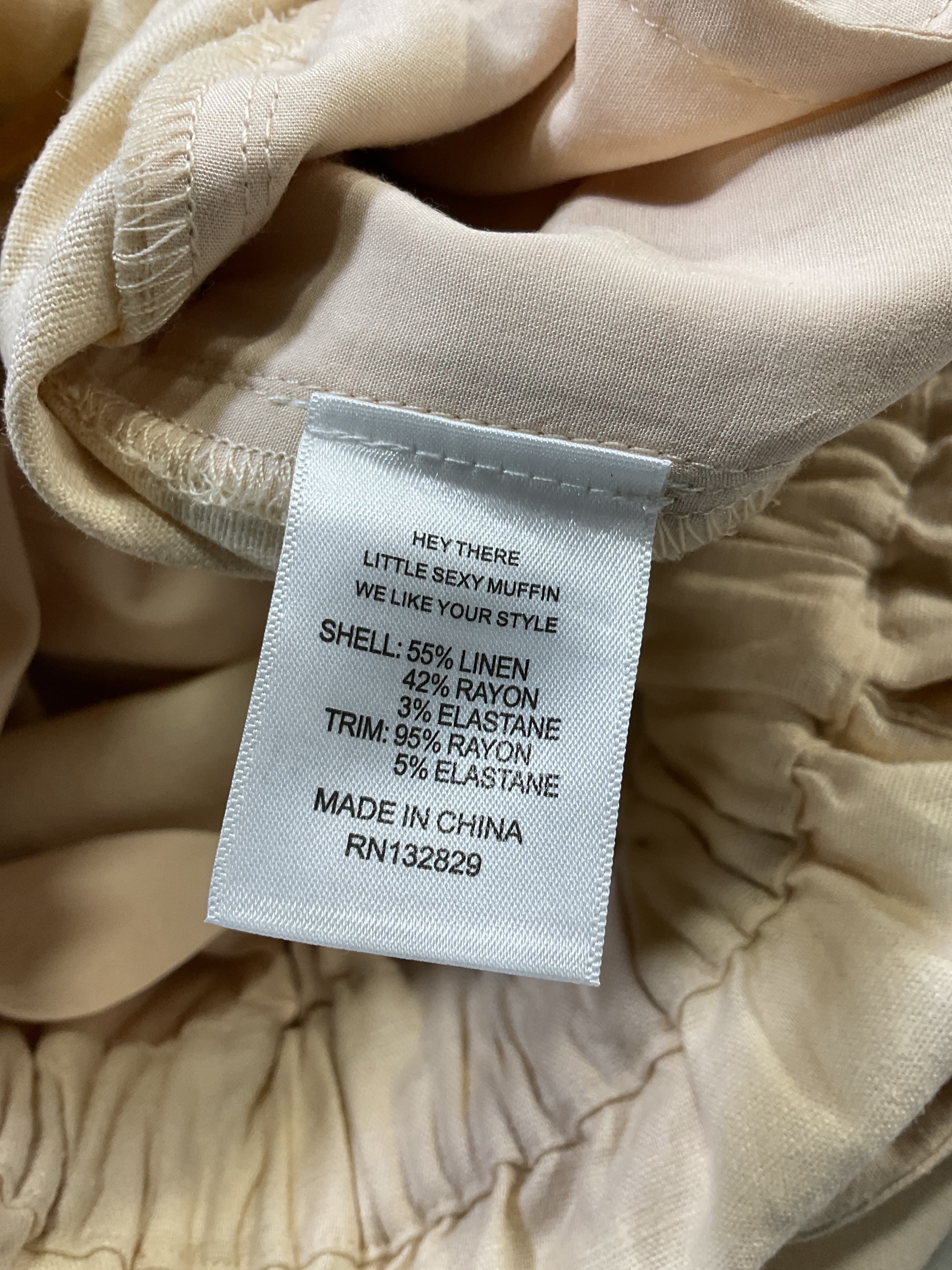 Karolina Romper In Oatmeal - Image 3