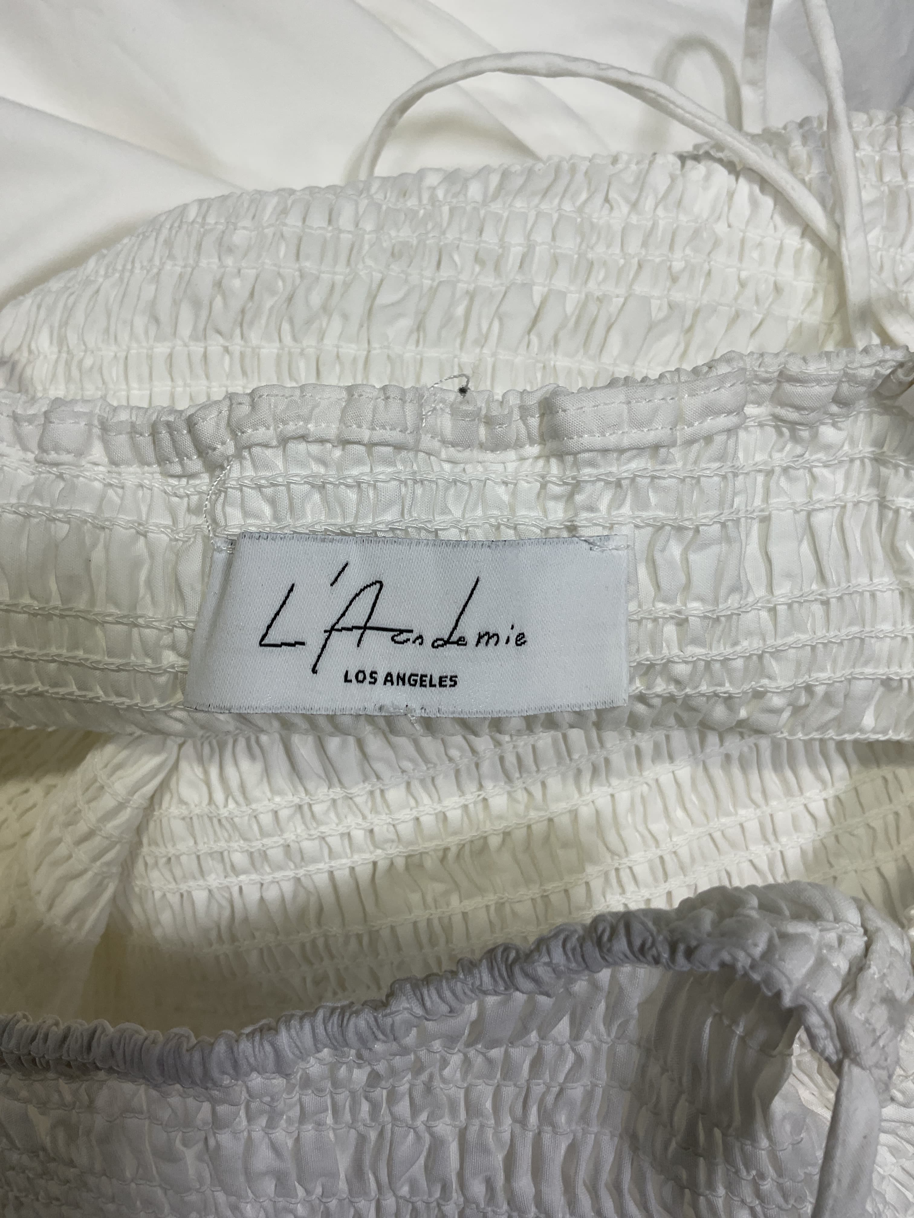 Armanda Poplin Midi Dress In White - Image 3