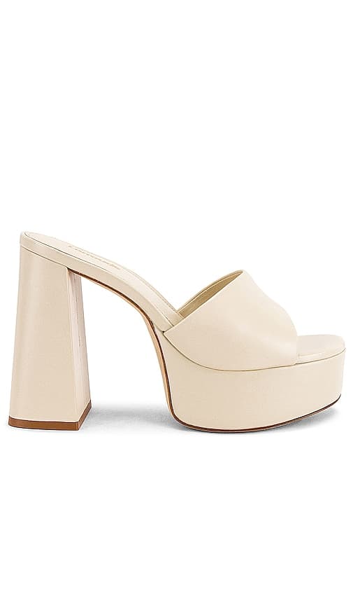 Dolly Mule In Ivory - Image 1