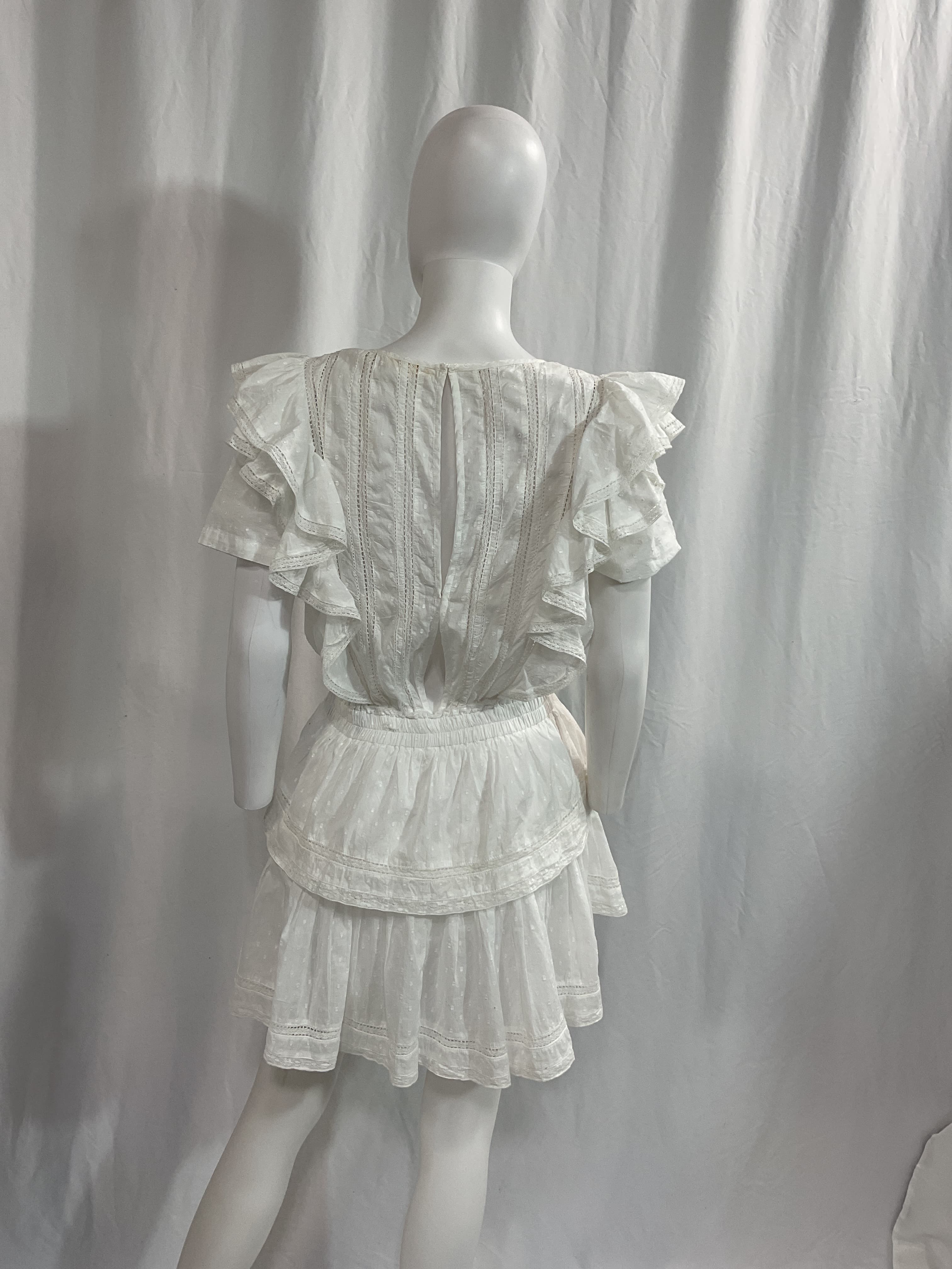 Natasha Dress In White - Image 2