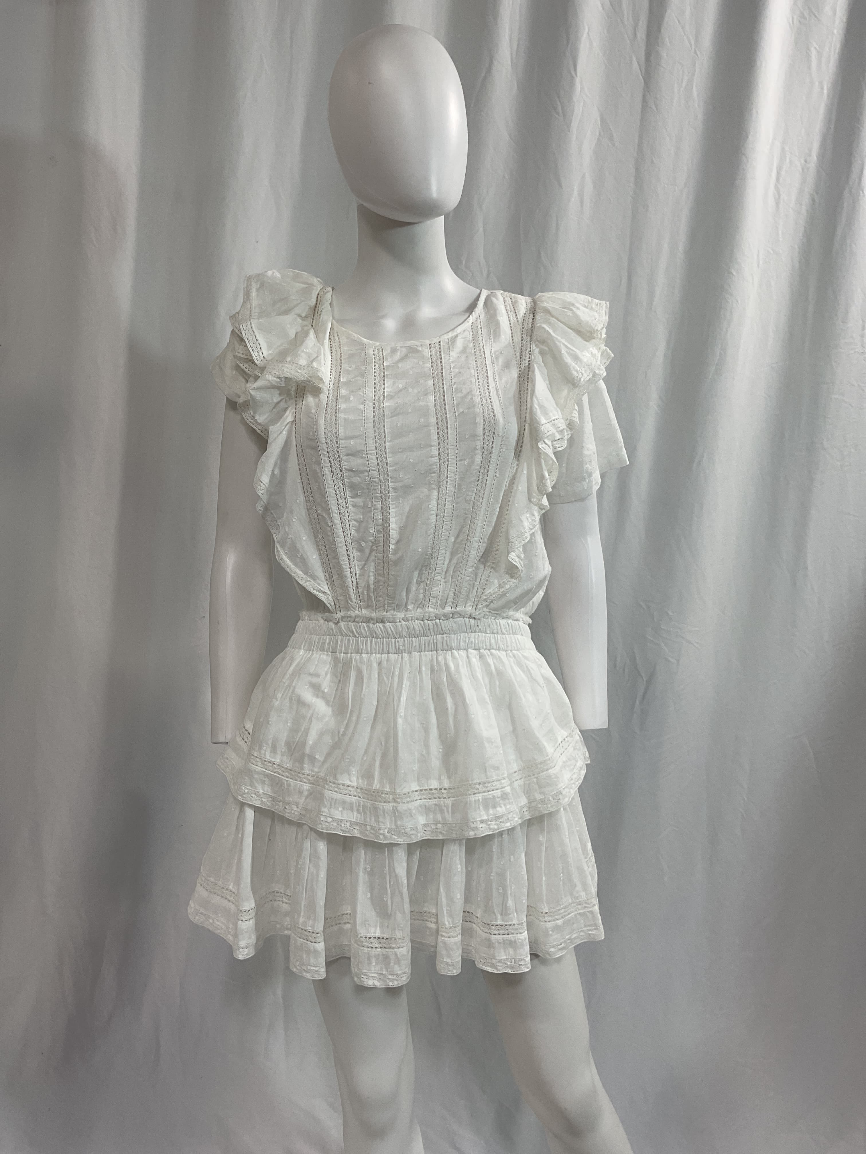 Natasha Dress In White - Image 3