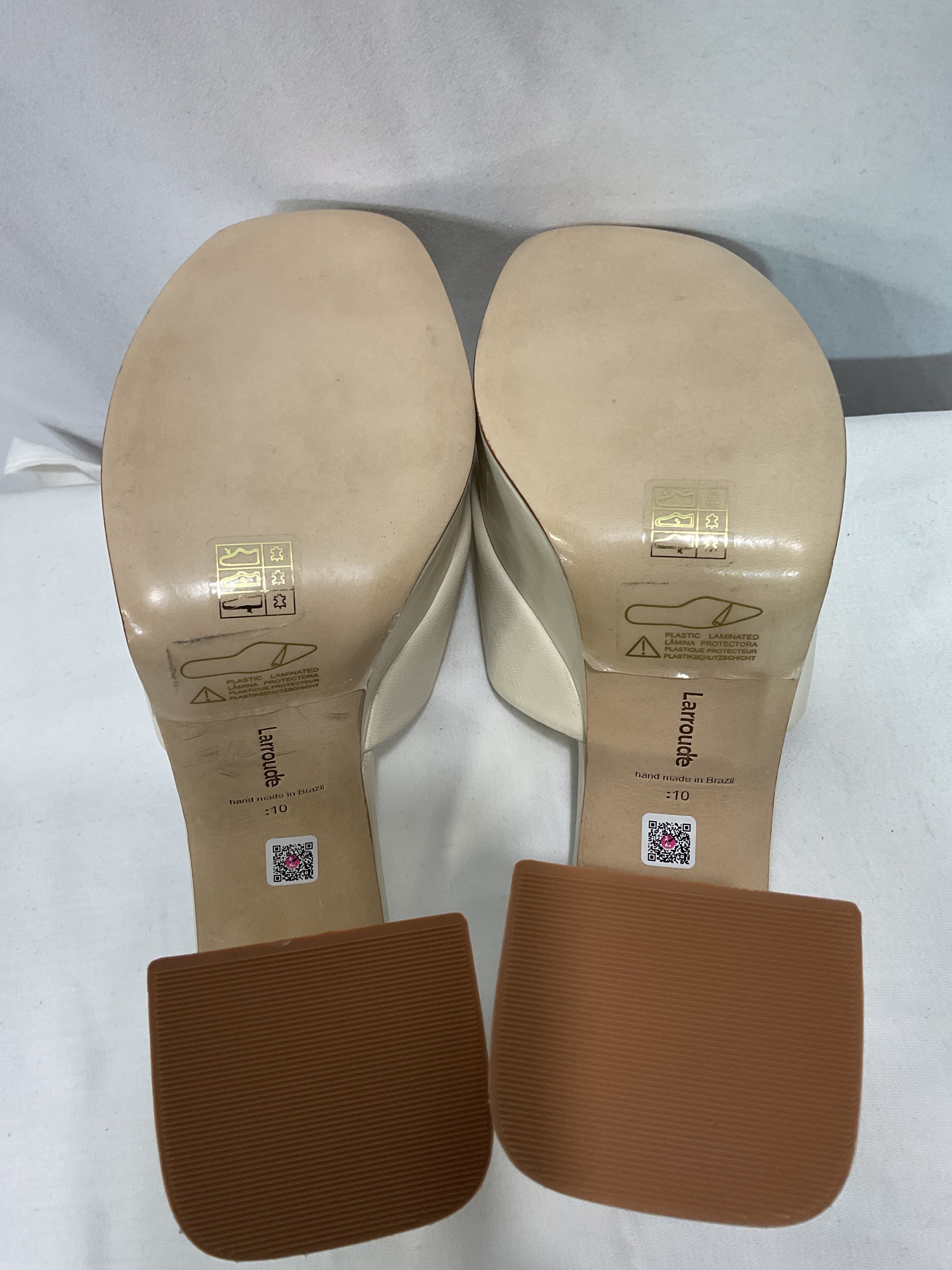 Dolly Mule In Ivory - Image 3
