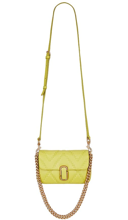 The Quilted Leather J Marc Mini Bag In Citronelle - Image 1