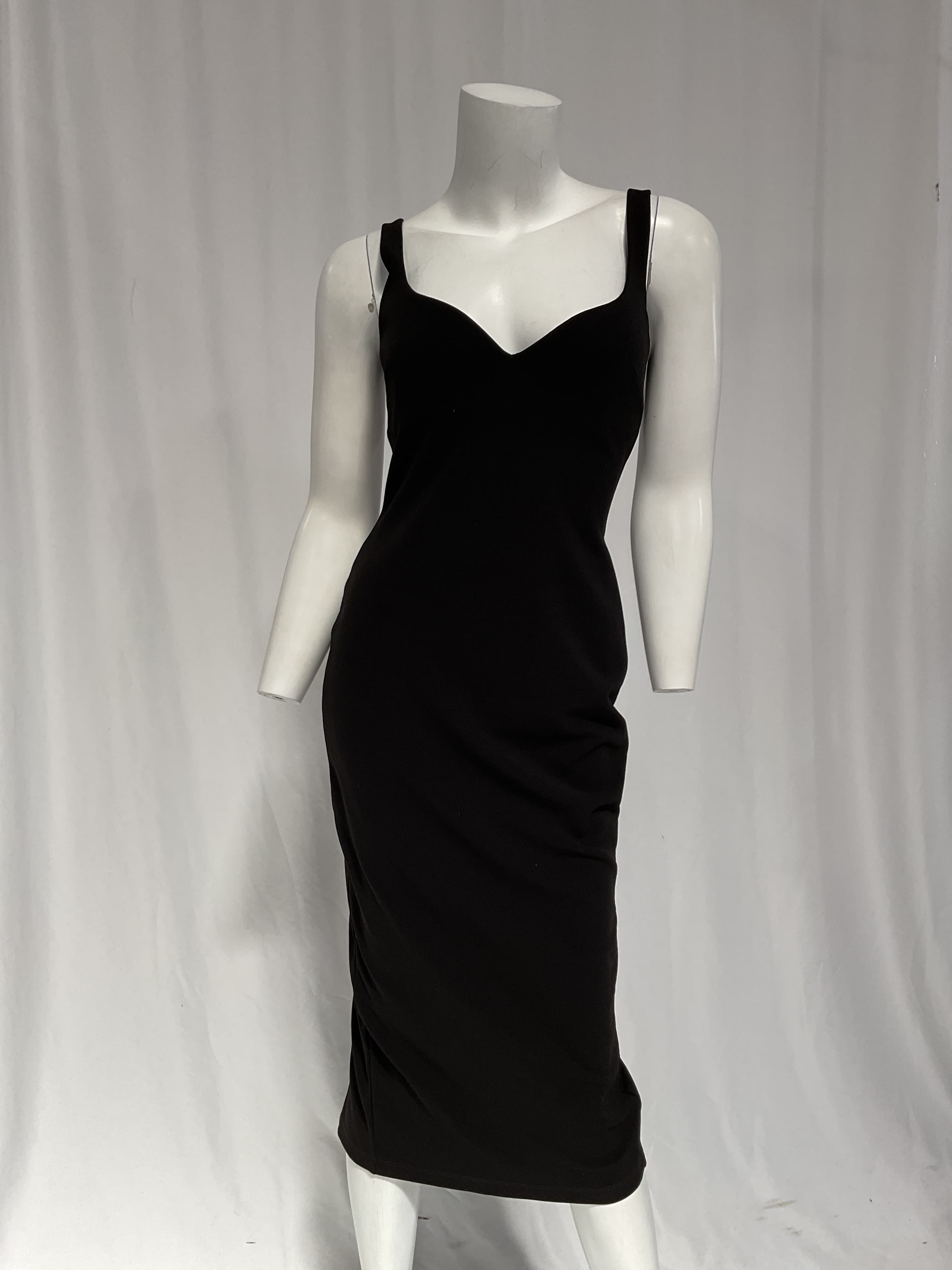 Romance Midi Dress In Black - Image 2