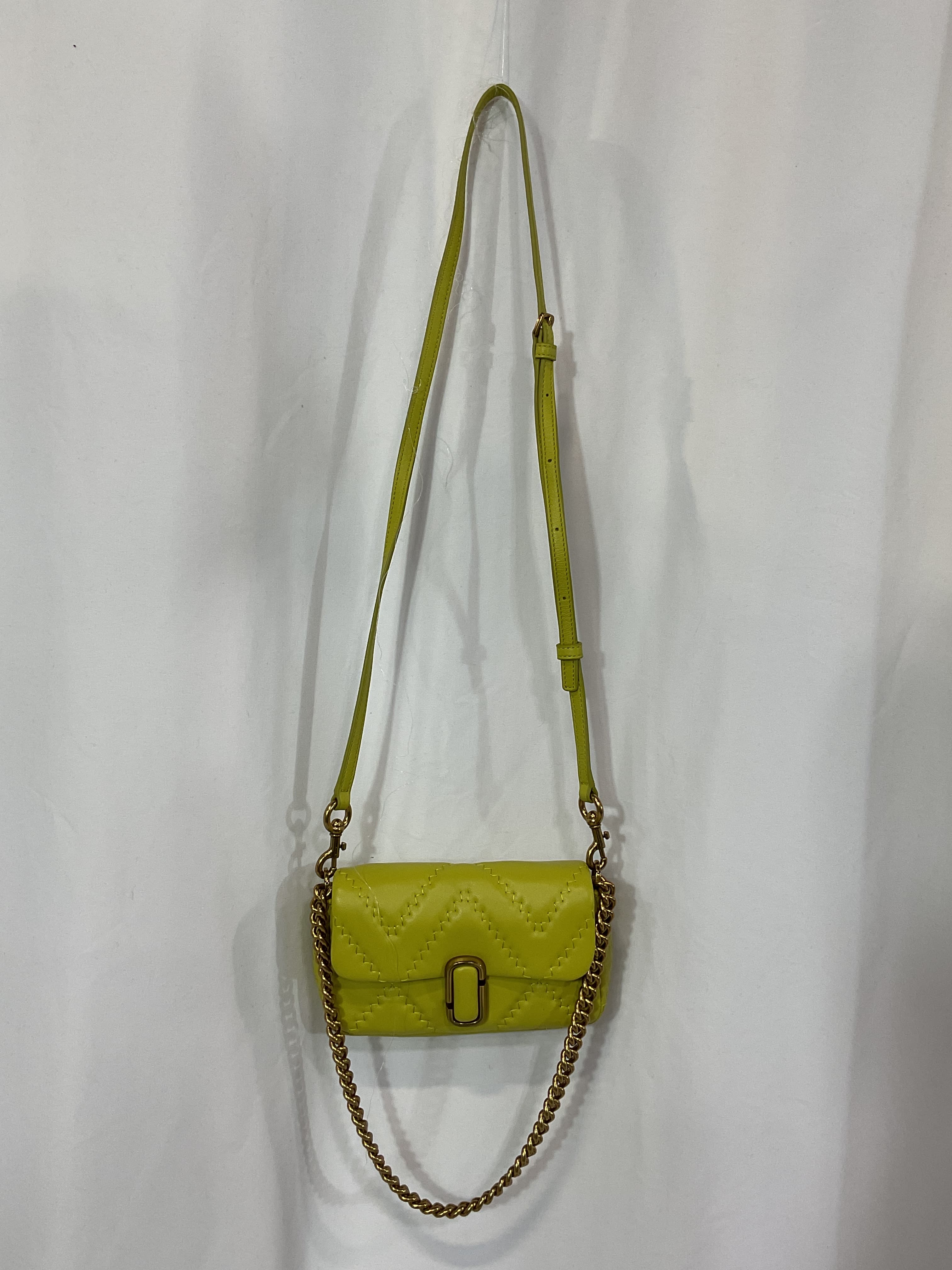 The Quilted Leather J Marc Mini Bag In Citronelle - Image 3