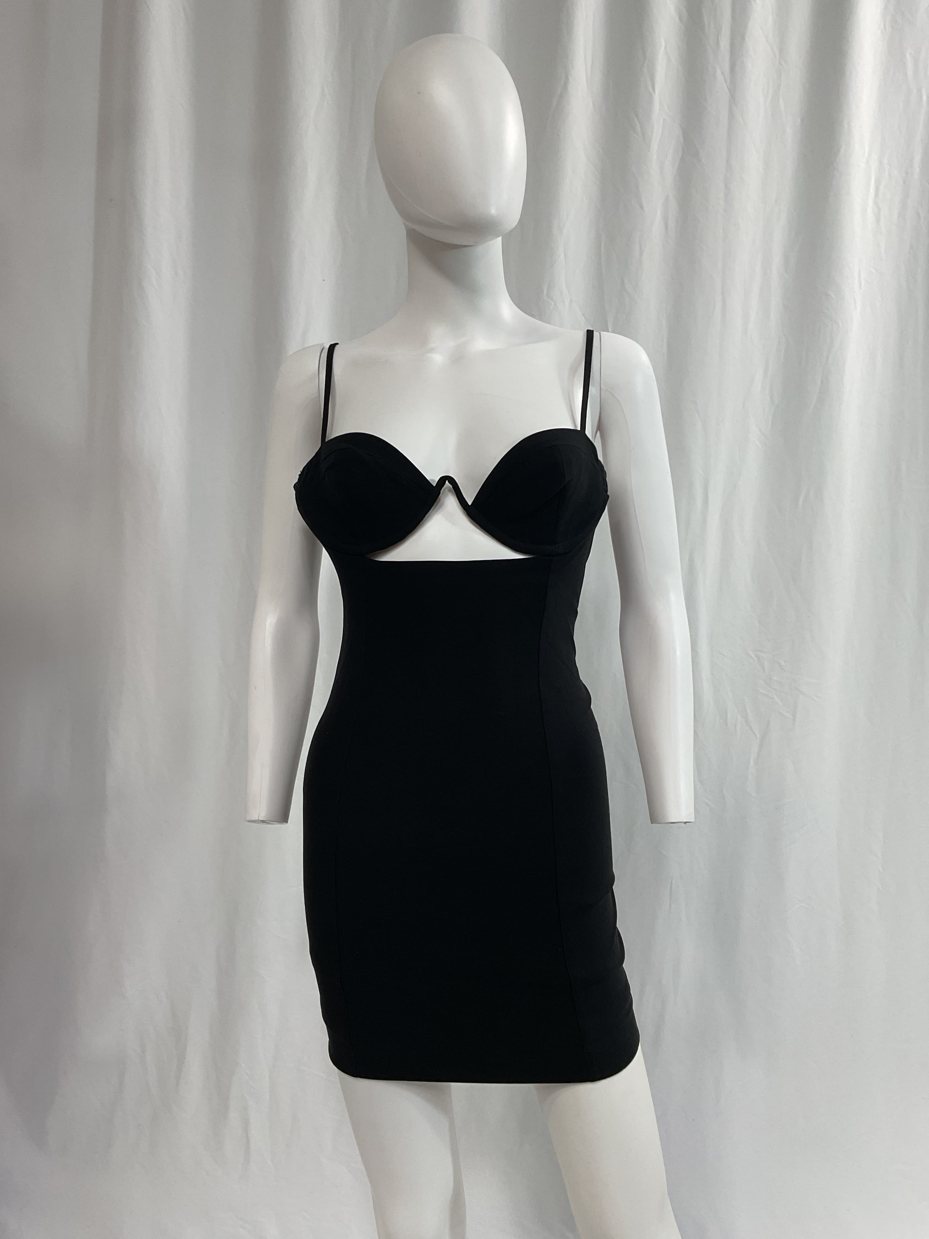 Calla Mini Dress In Black - Image 3