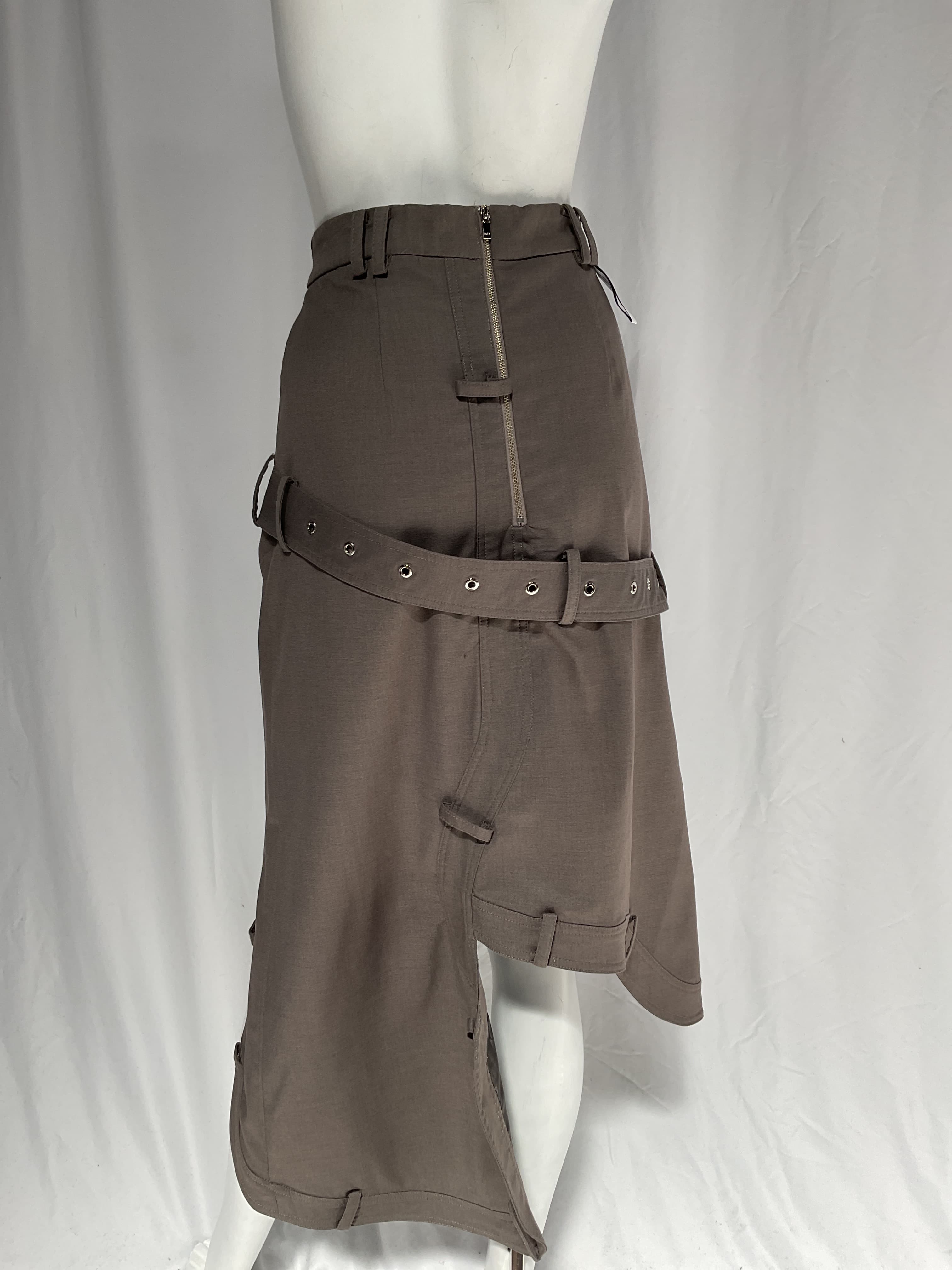 Asymmetric Belted Skirt - Image 3