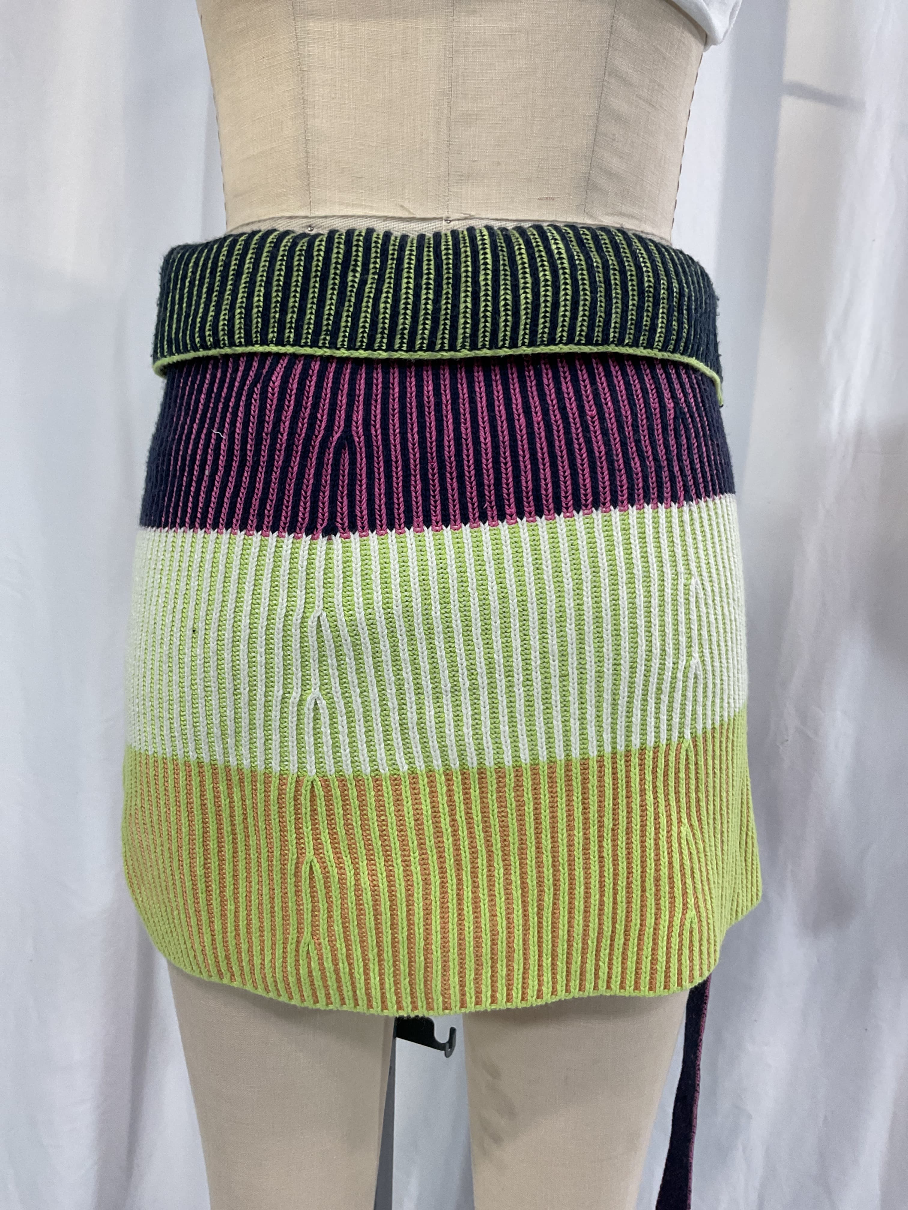 Ivana Cashmere Wrap Mini Skirt - Image 3