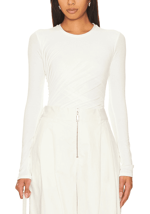 The Line By K Tera T-Shirt In White - Image 1