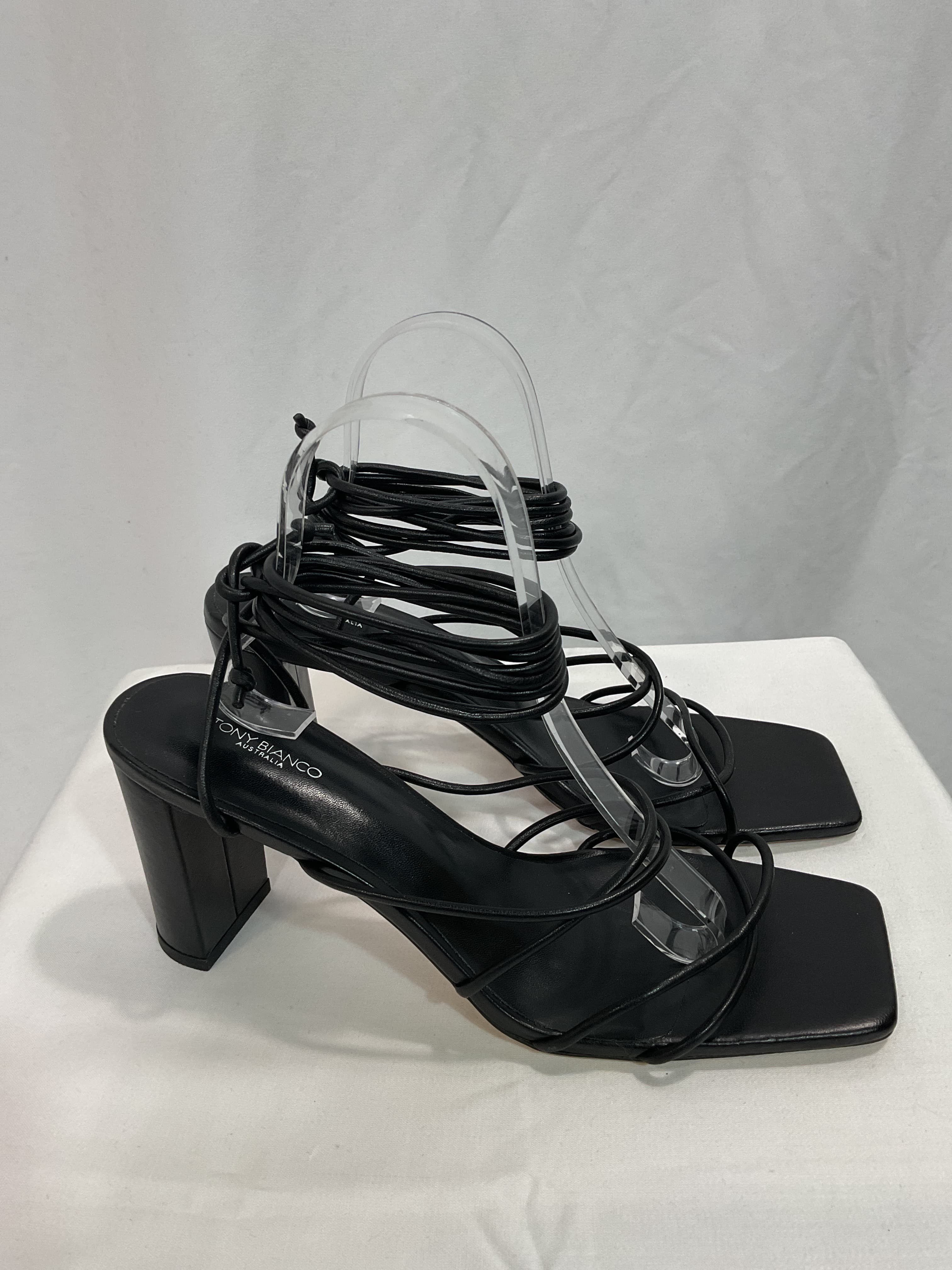 Carlie Sandal In Black Nappa - Image 2